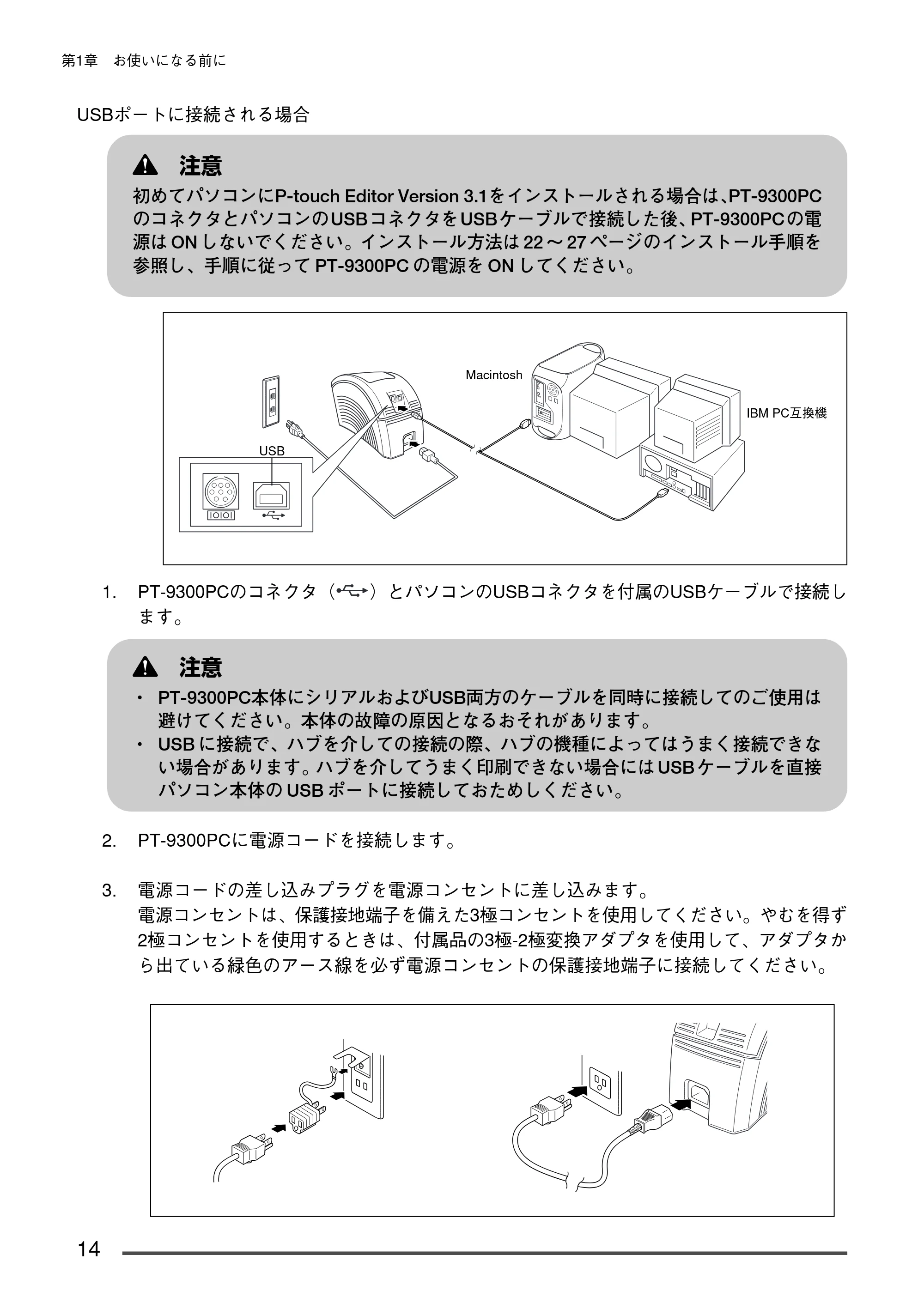 ブラザー PT-9300pc クイックリファレンスガイド — 原本ページ — 15ページ