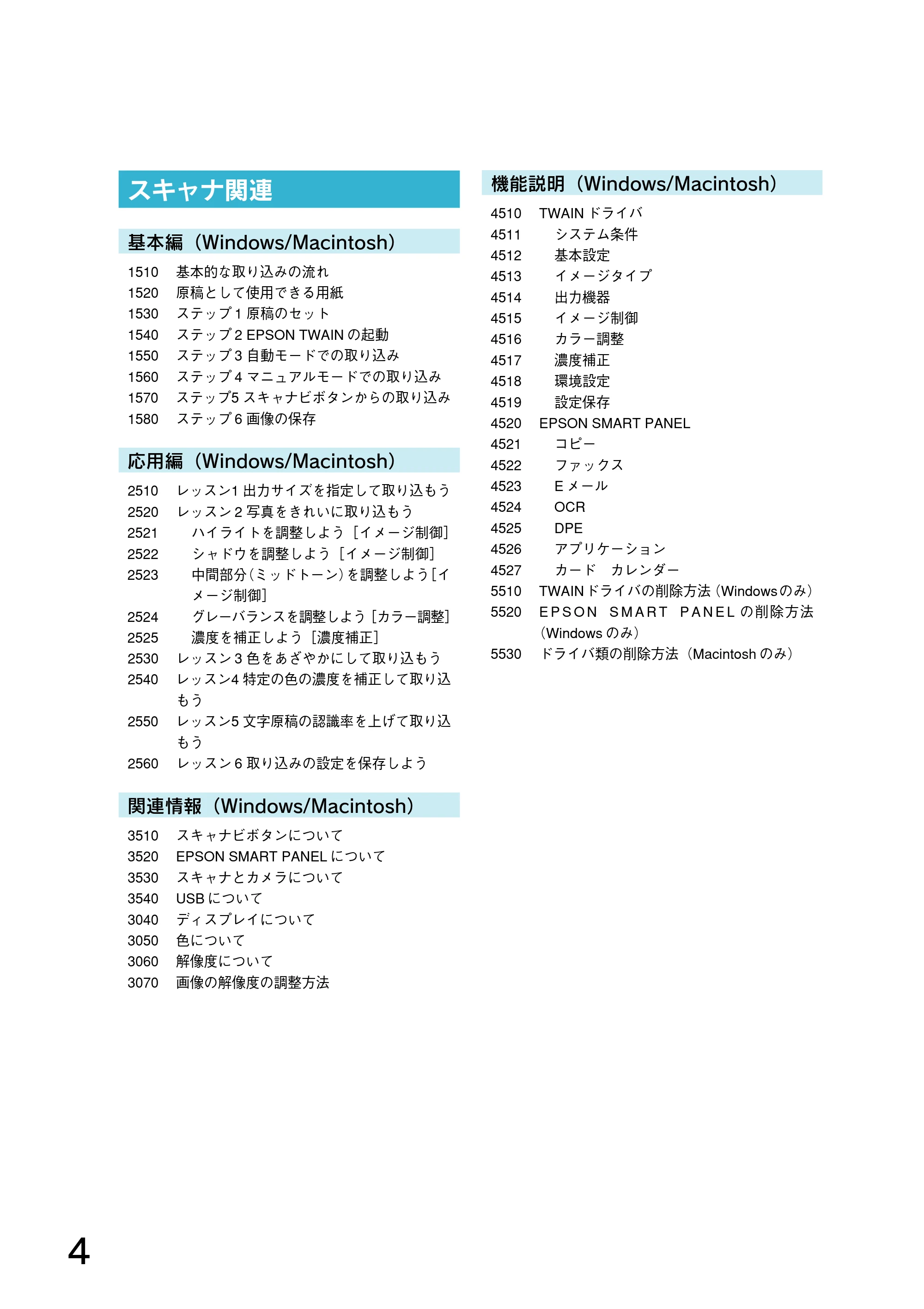 エプソン CC-500L スタートアップガイド — 機能説明(Windows/Macintosh) — 原本ページ — 6ページ