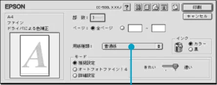 エプソン CC-500L スタートアップガイド — 4 プリンタとして使う — 図版 29-4 — 29ページ
