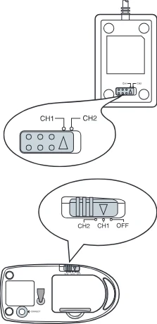 エレコム M-KD2UP2RBK / M-KD2UP2RCR / M-KD2UP2RSV 取扱説明書 [Mac] — マウスを使う — 図版 12-1 — 12ページ