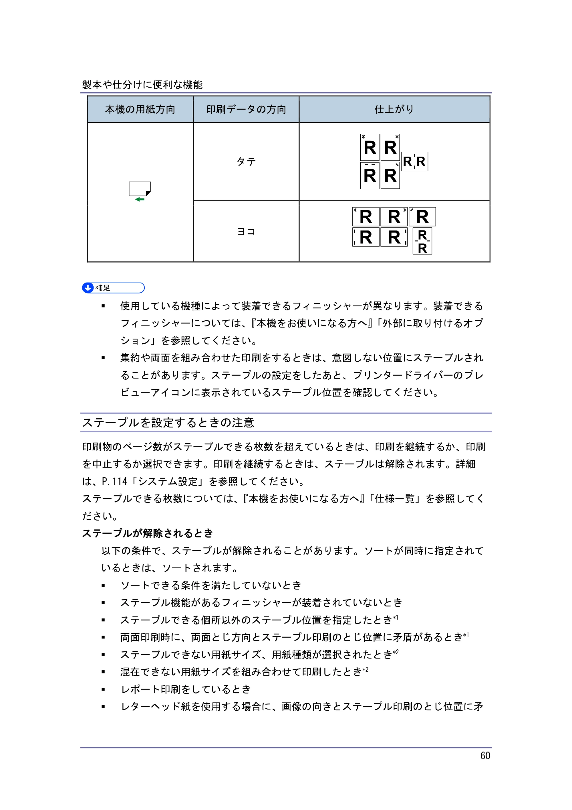 キヤノン iR W1040/W1040N プリンター （PDF形式／3.48Mバイト） — 原本ページ — 61ページ