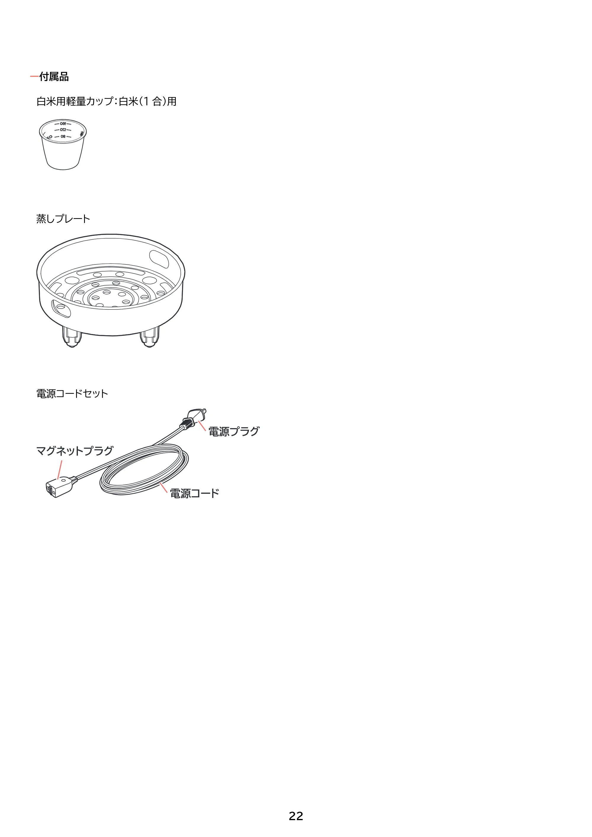 アイリスオーヤマ PC-MB3 取扱説明書 — 原本ページ — 22ページ