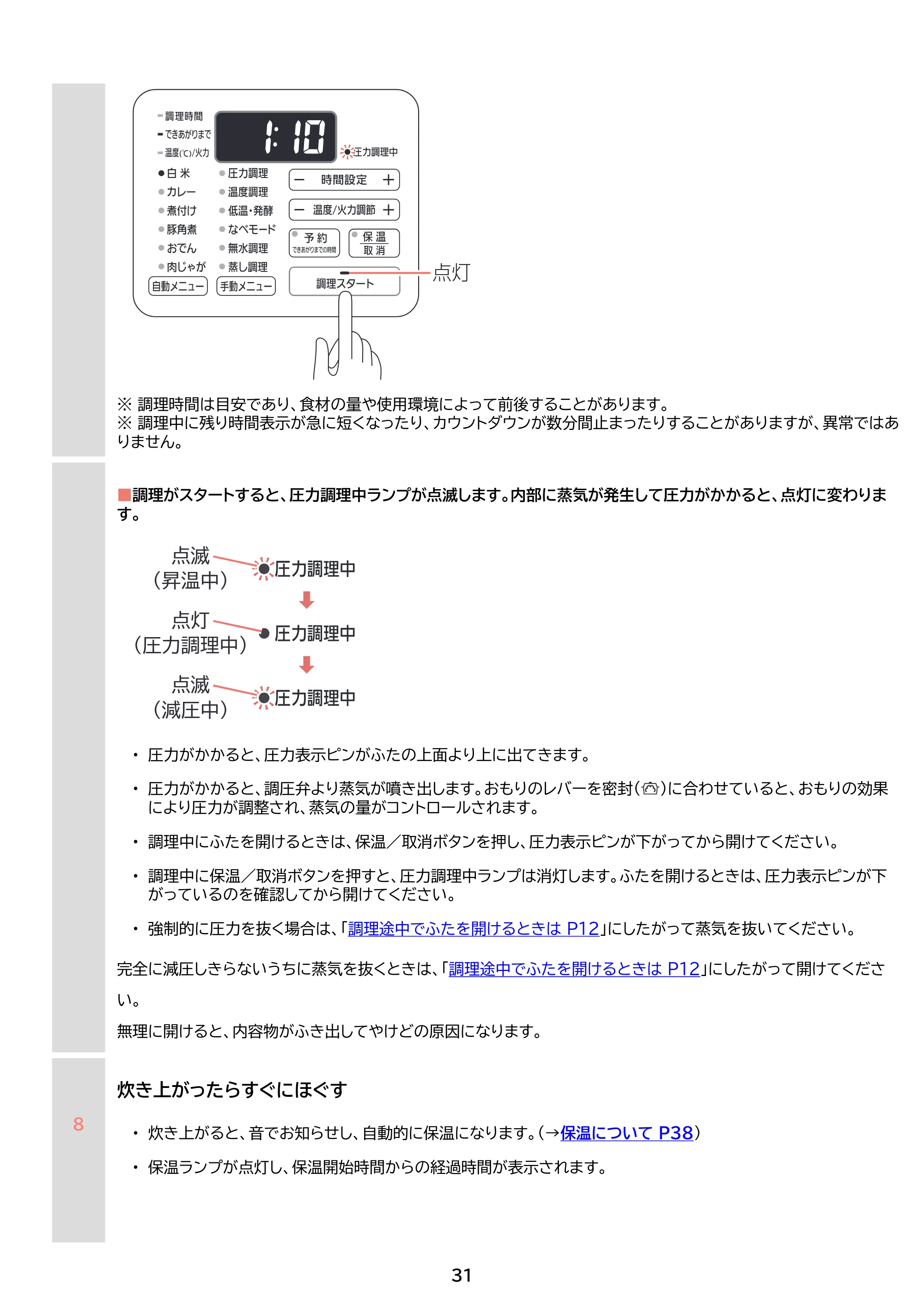 アイリスオーヤマ PC-MB3 取扱説明書 — 原本ページ — 31ページ