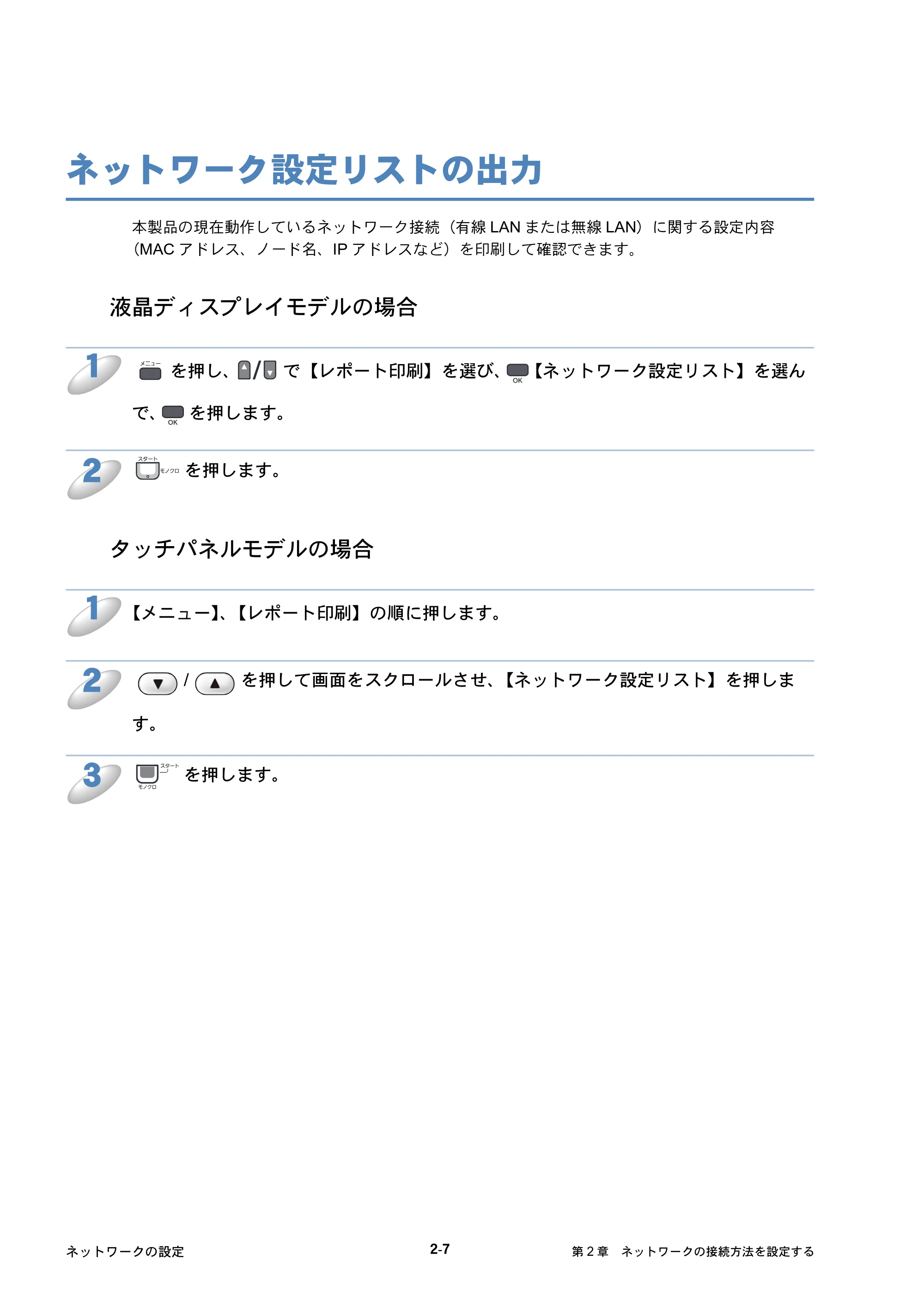 ブラザー DCP-390CN / DCP-595CN / MFC-495CN ユーザーズガイド ～ネットワーク設定編～ — ネットワーク設定リストの出力 — 原本ページ — 28ページ