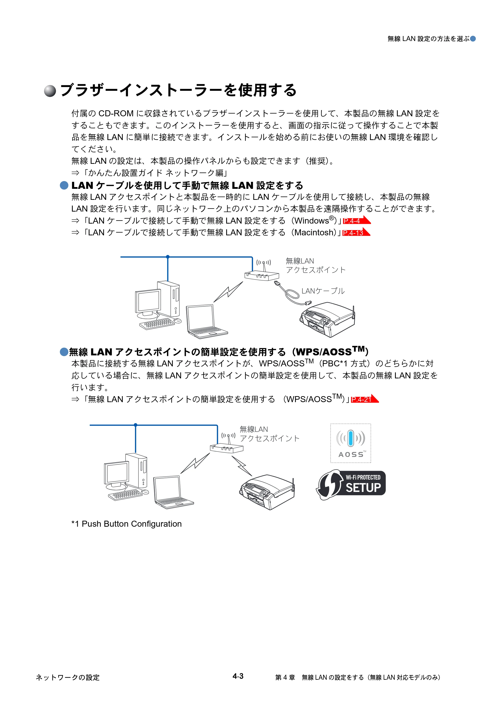 ブラザー DCP-390CN / DCP-595CN / MFC-495CN ユーザーズガイド ～ネットワーク設定編～ — ブラザーインストーラーを使用する — 原本ページ — 51ページ