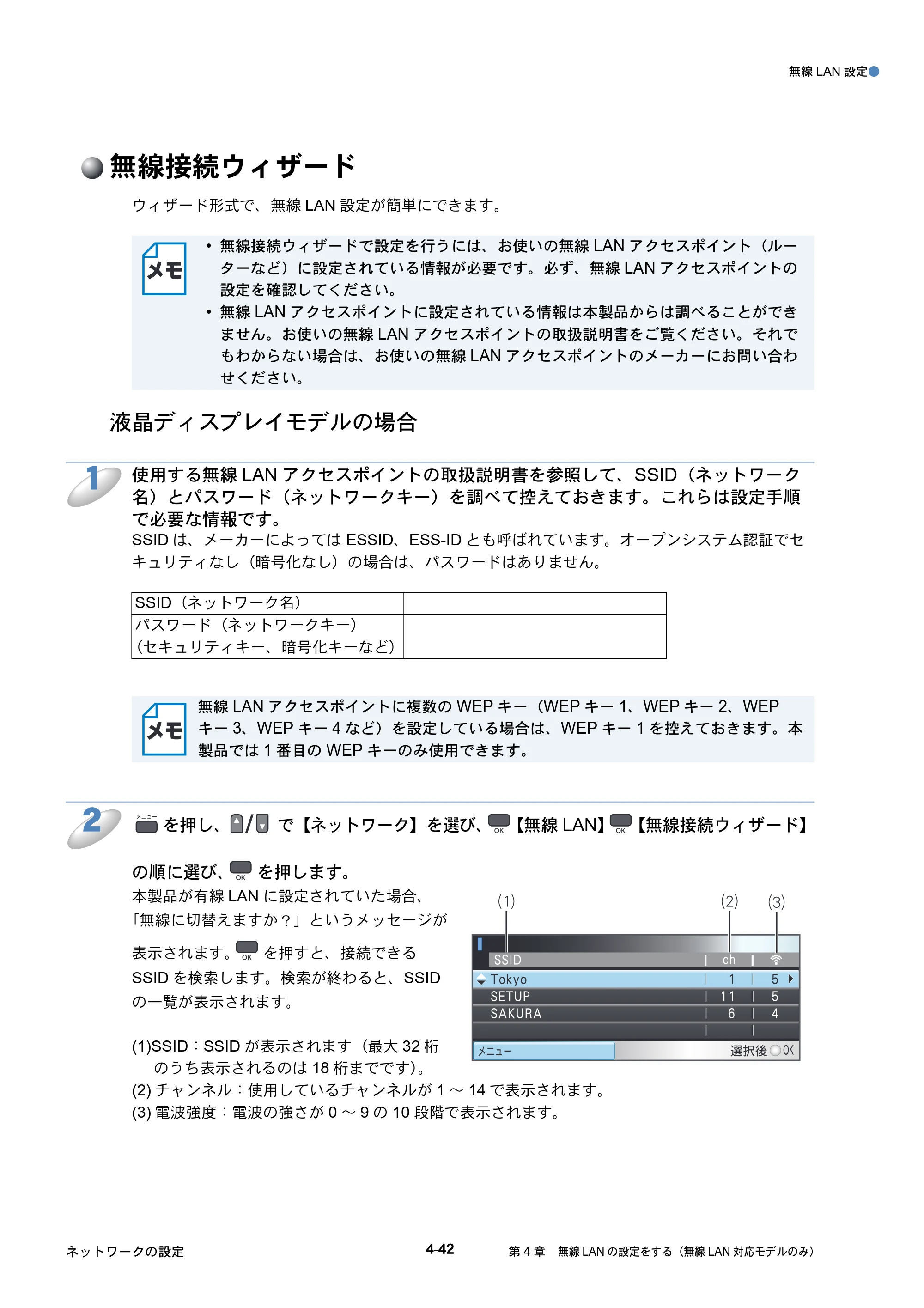 ブラザー DCP-390CN / DCP-595CN / MFC-495CN ユーザーズガイド ～ネットワーク設定編～ — 無線接続ウィザード — 原本ページ — 90ページ