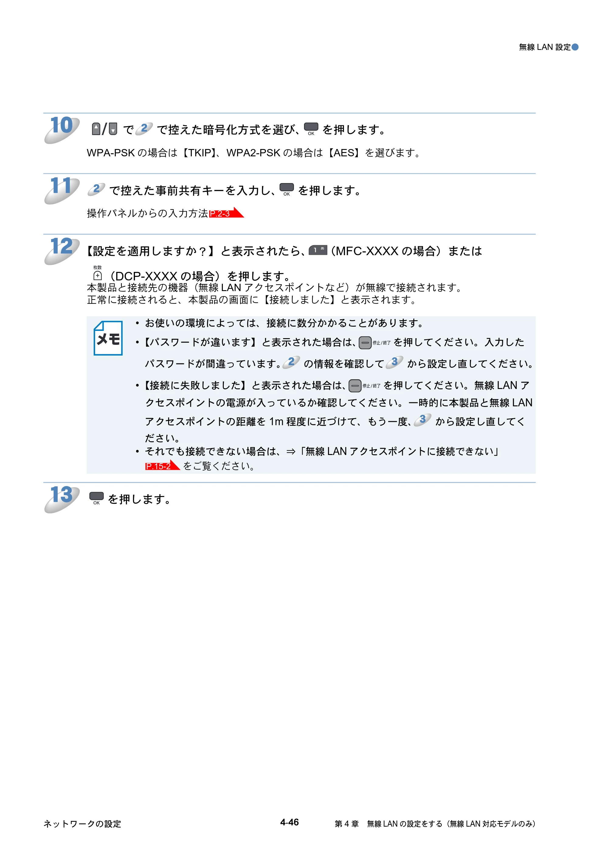 ブラザー DCP-390CN / DCP-595CN / MFC-495CN ユーザーズガイド ～ネットワーク設定編～ — 原本ページ — 94ページ