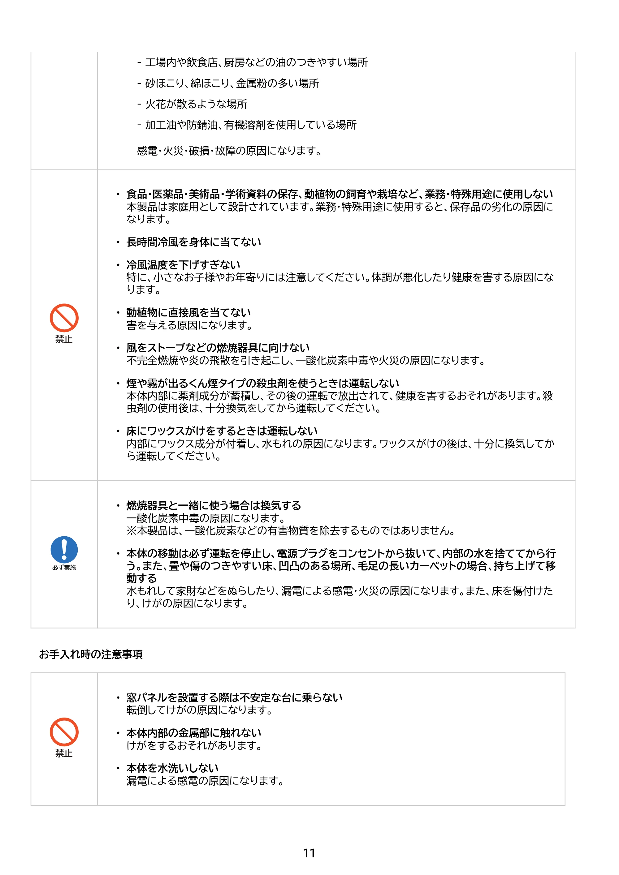 アイリスオーヤマ IPK-2305S 取扱説明書 — 原本ページ — 11ページ