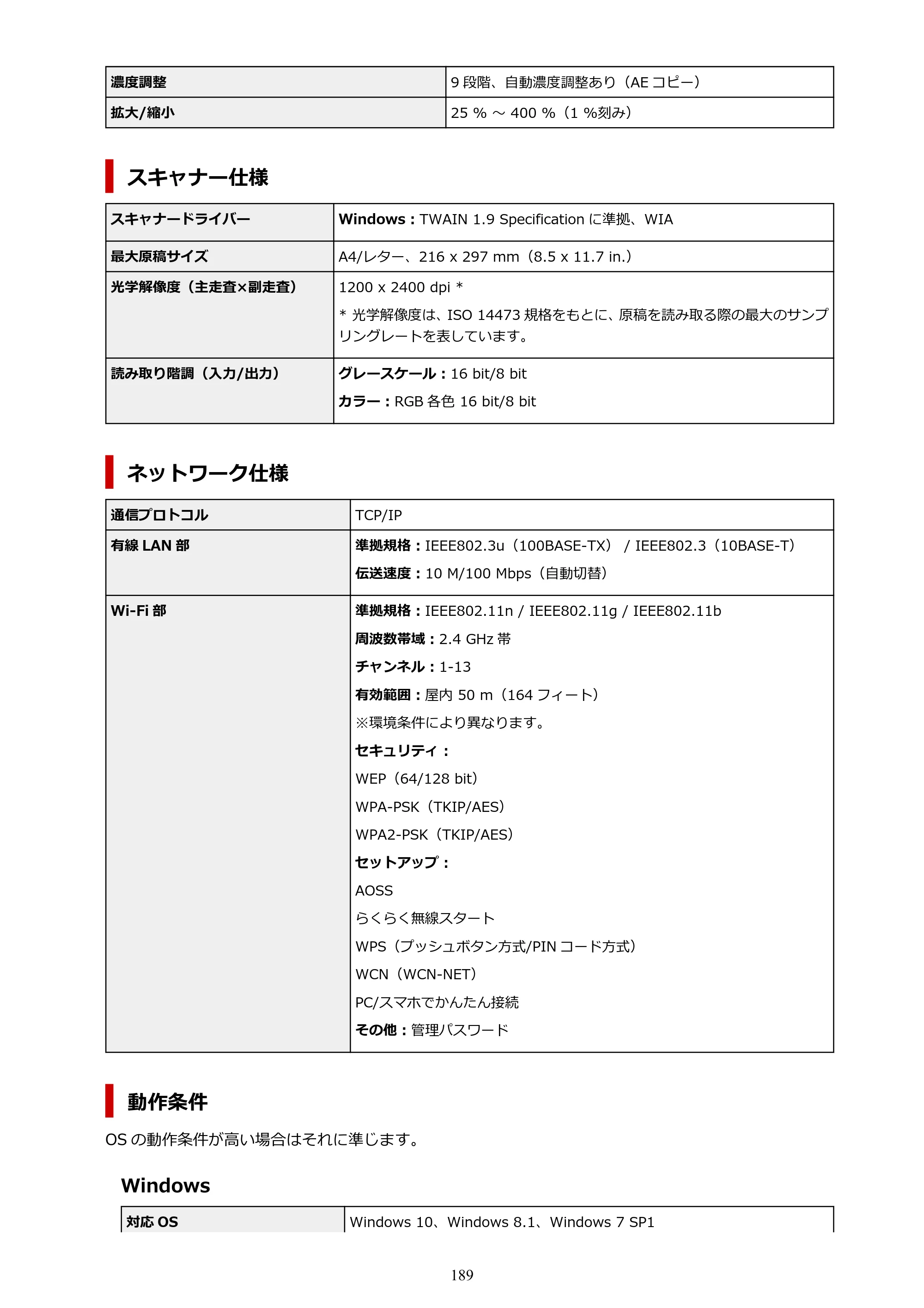 キヤノン G6030 電子マニュアル PDF版 （Windows版） 2019年6月13日掲載（PDF：11.6MB） — 原本ページ — 189ページ