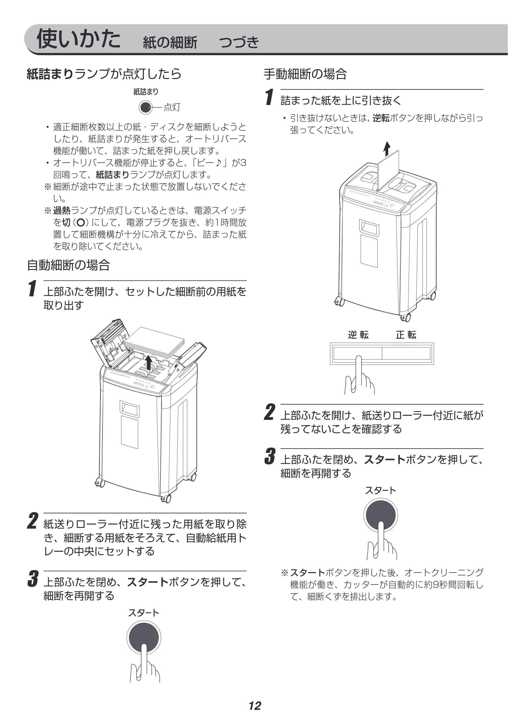 アイリスオーヤマ AFS160HM 取扱説明書 — 原本ページ — 12ページ