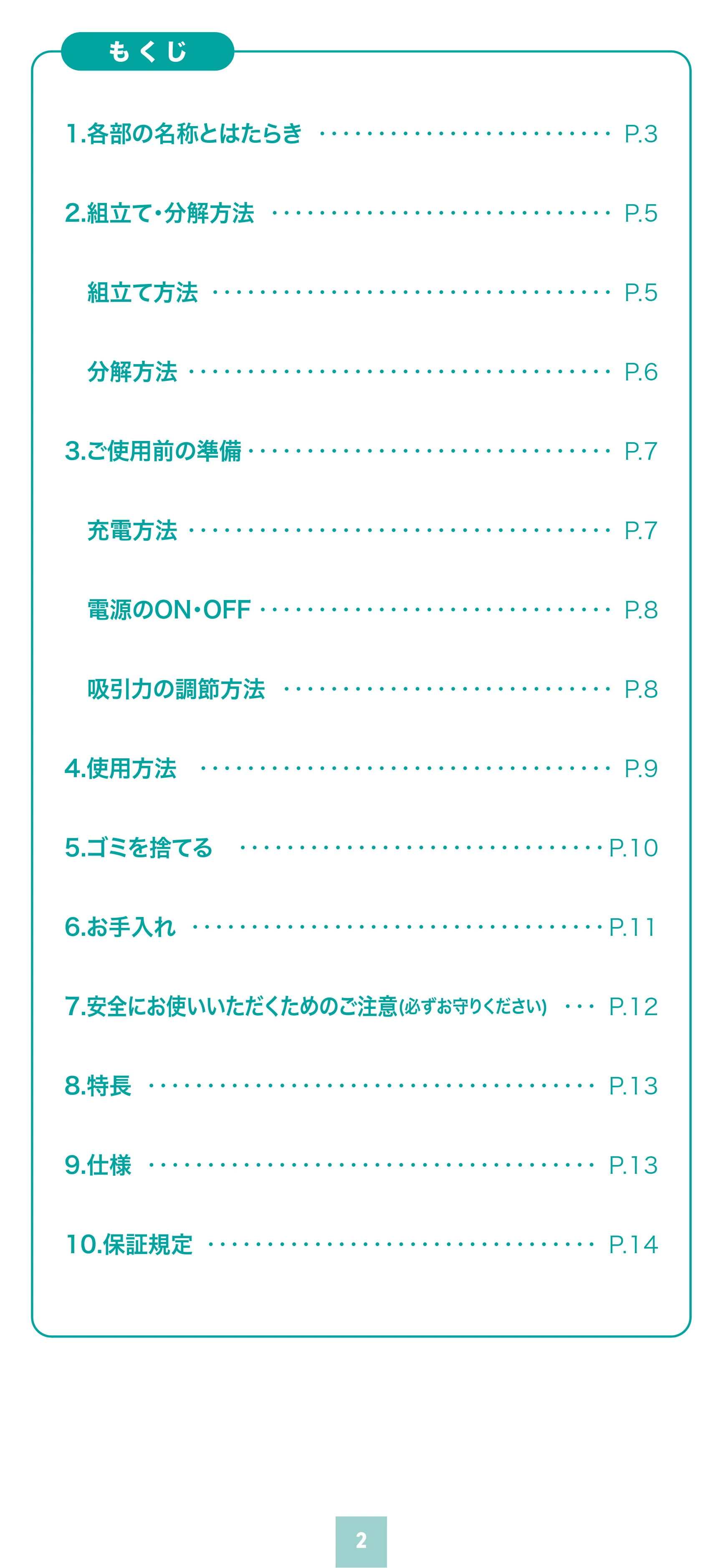 サンワサプライ 200-CDVC001 取扱説明書 — 原本ページ — 2ページ