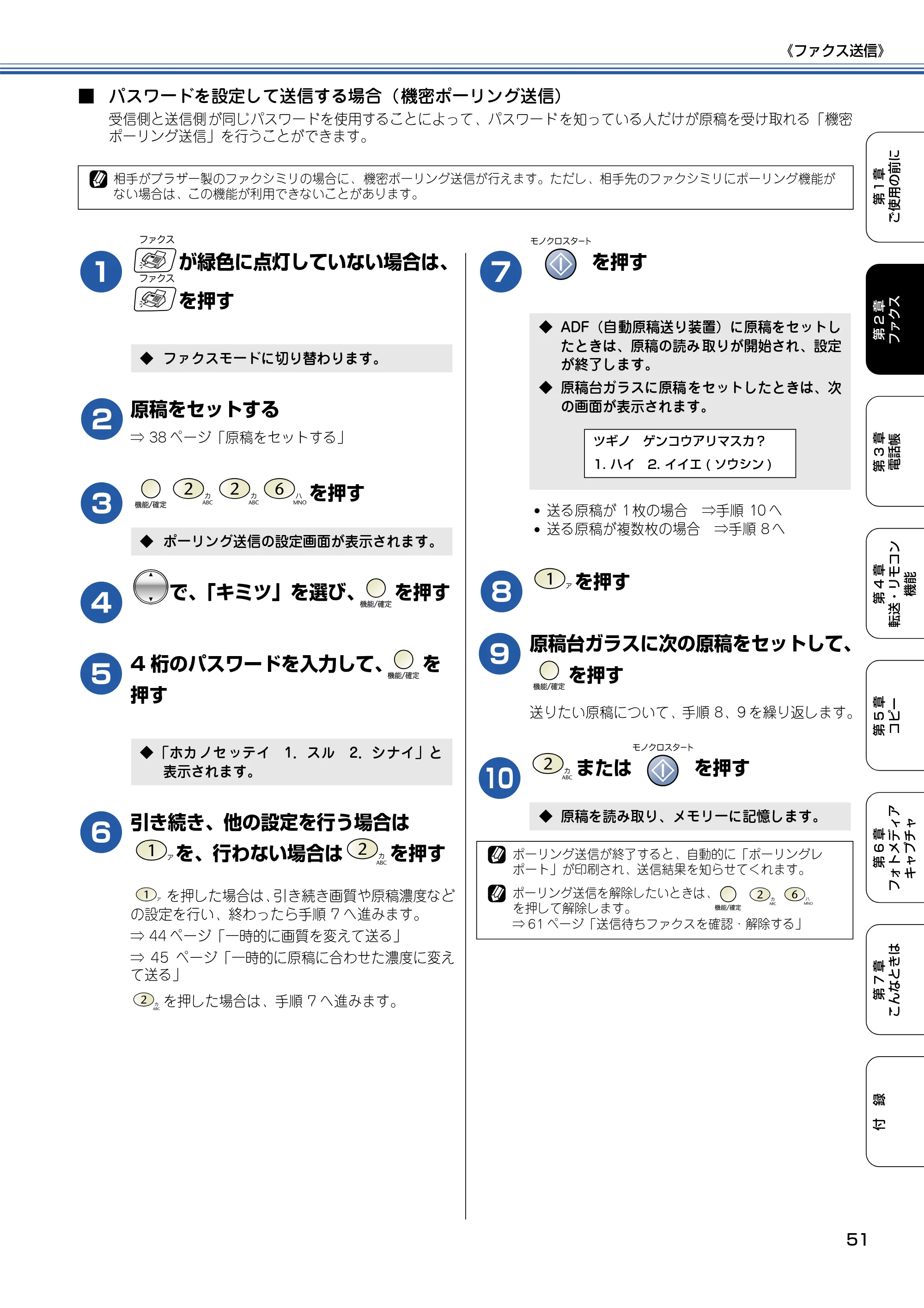 ブラザー MFC-425CN 取扱説明書（本体） — 原本ページ — 52ページ