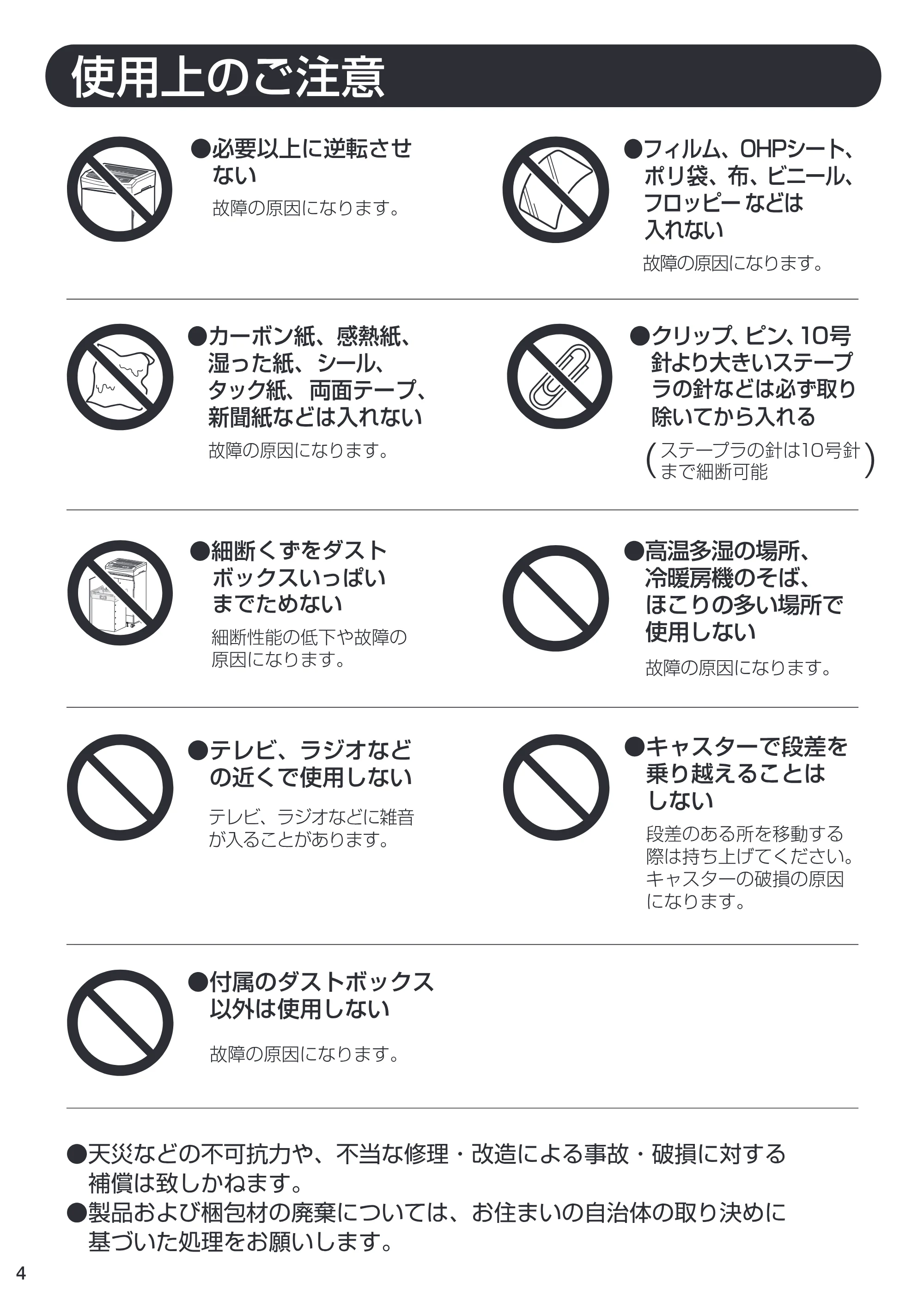 アイリスオーヤマ OF318H 取扱説明書 — 原本ページ — 4ページ