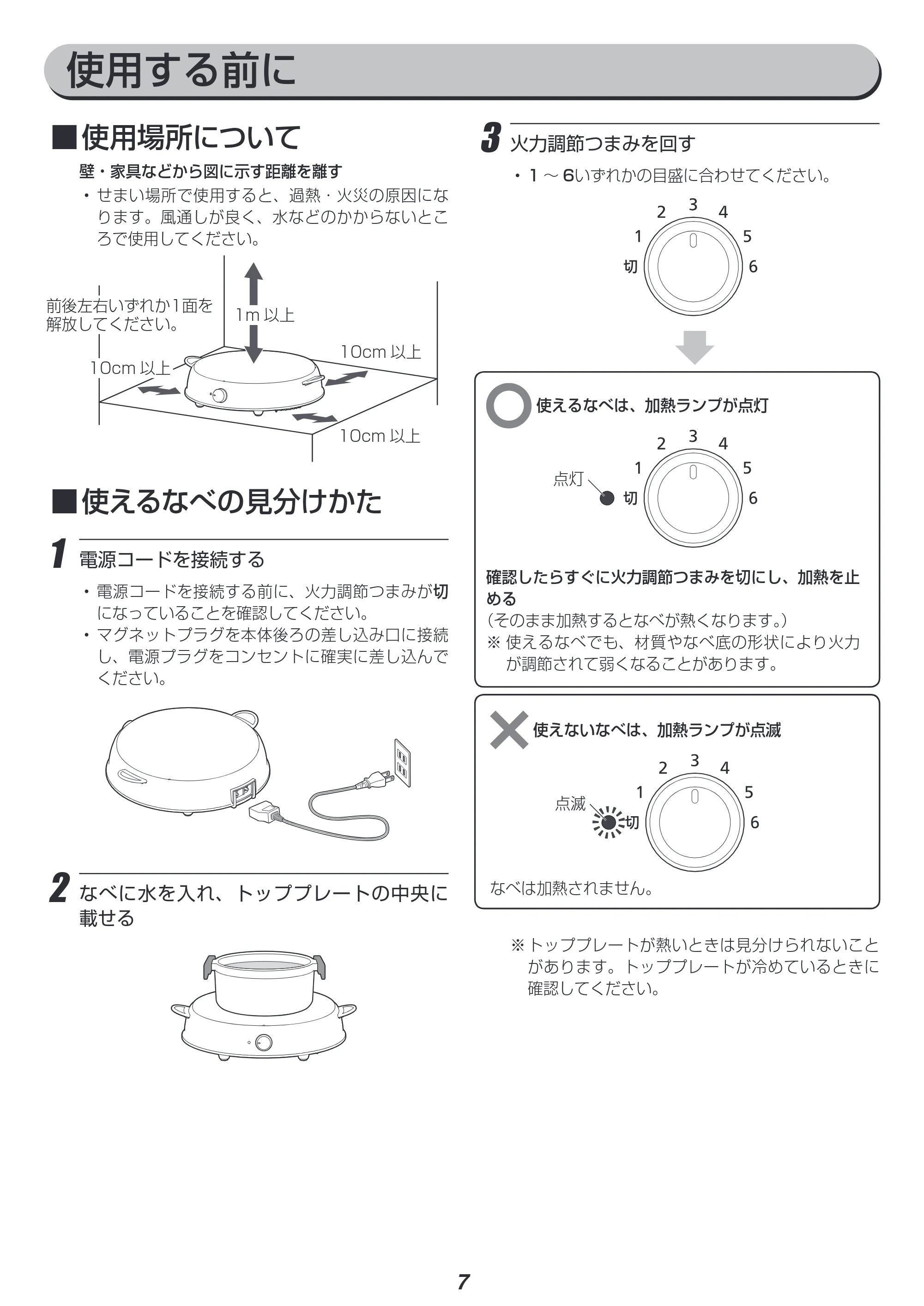 アイリスオーヤマ IHL-R14-AA 取扱説明書 — 原本ページ — 7ページ