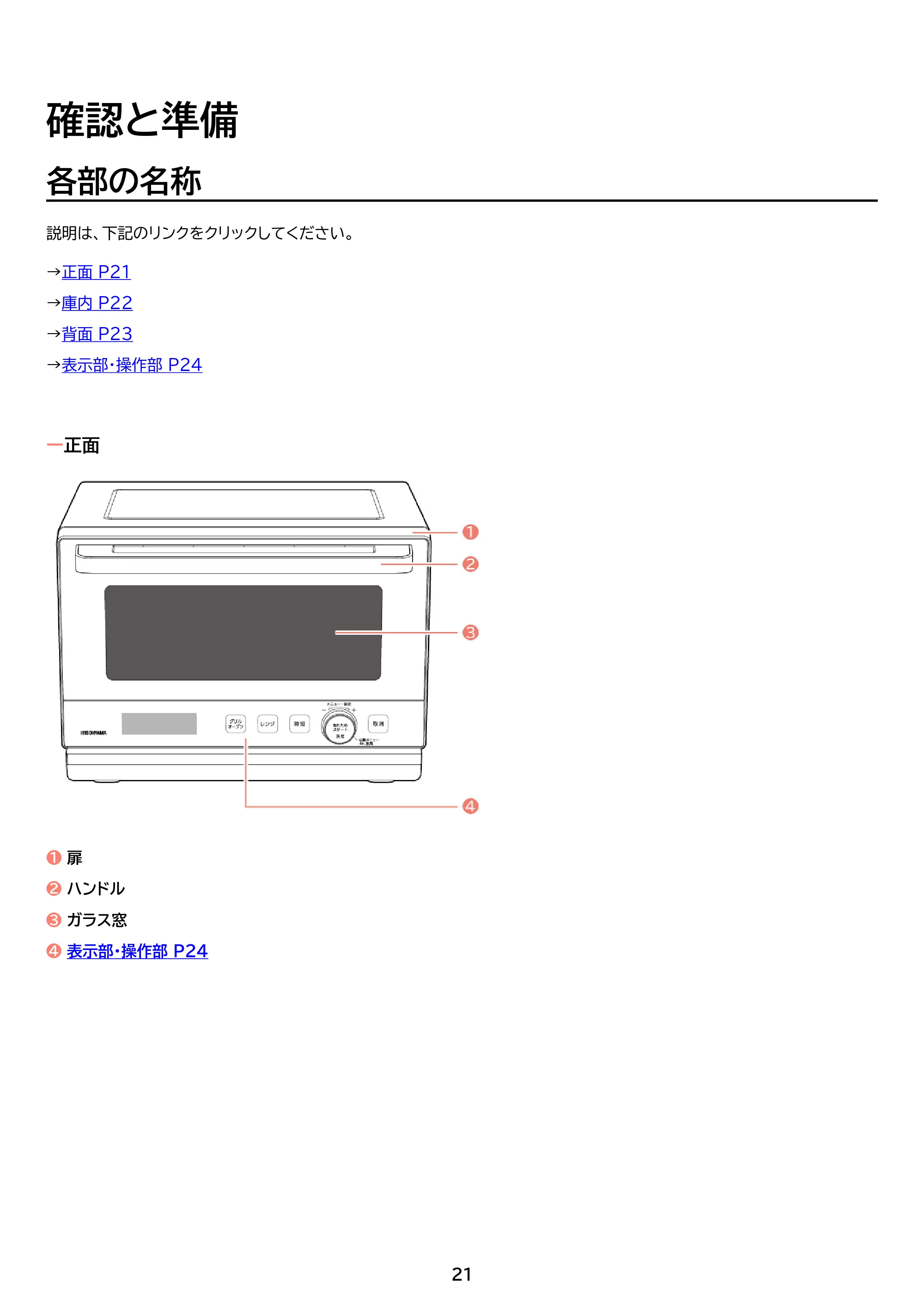 アイリスオーヤマ PMO-F1812 取扱説明書 — 原本ページ — 21ページ