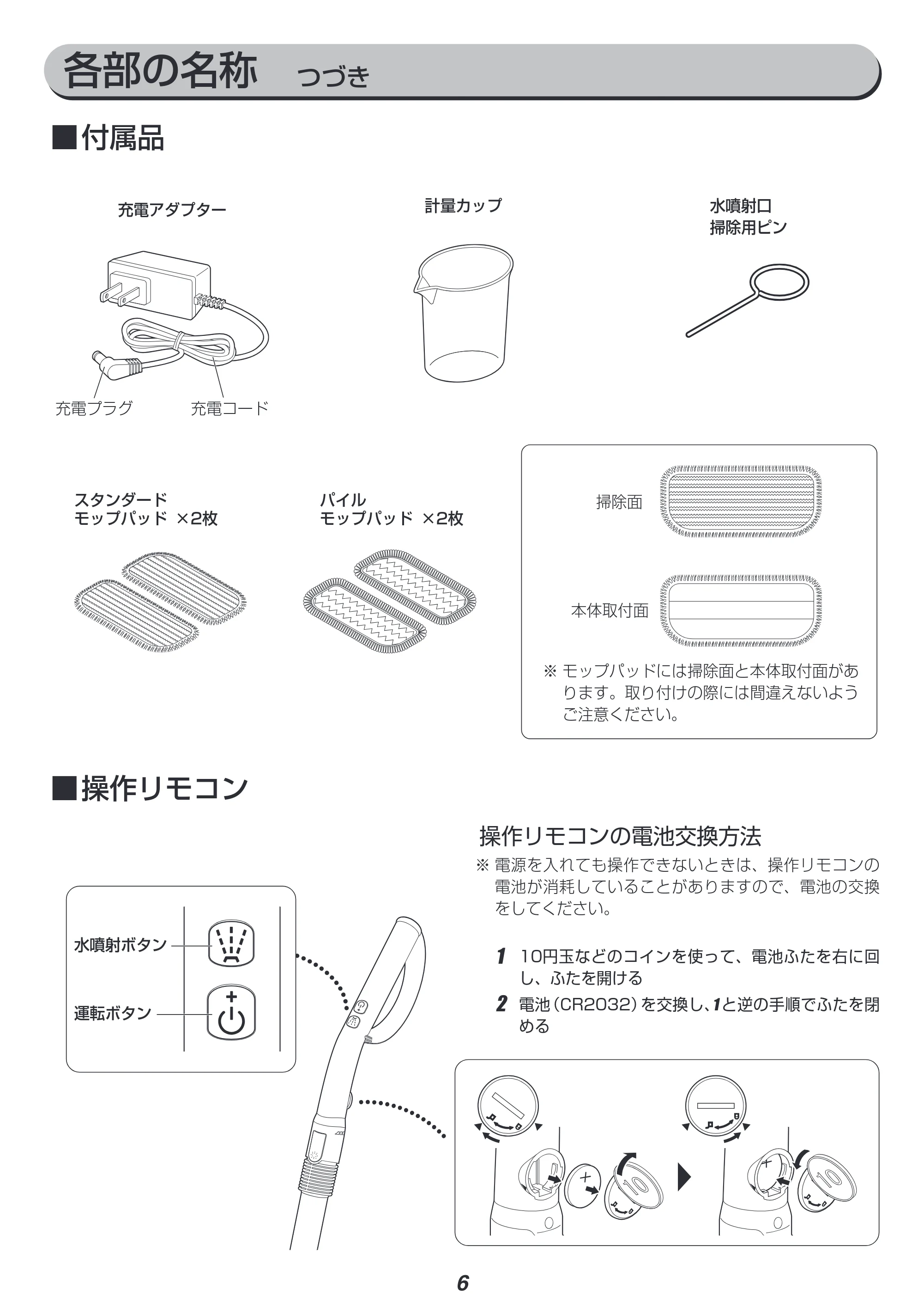 アイリスオーヤマ IC-M01 取扱説明書 — 原本ページ — 6ページ