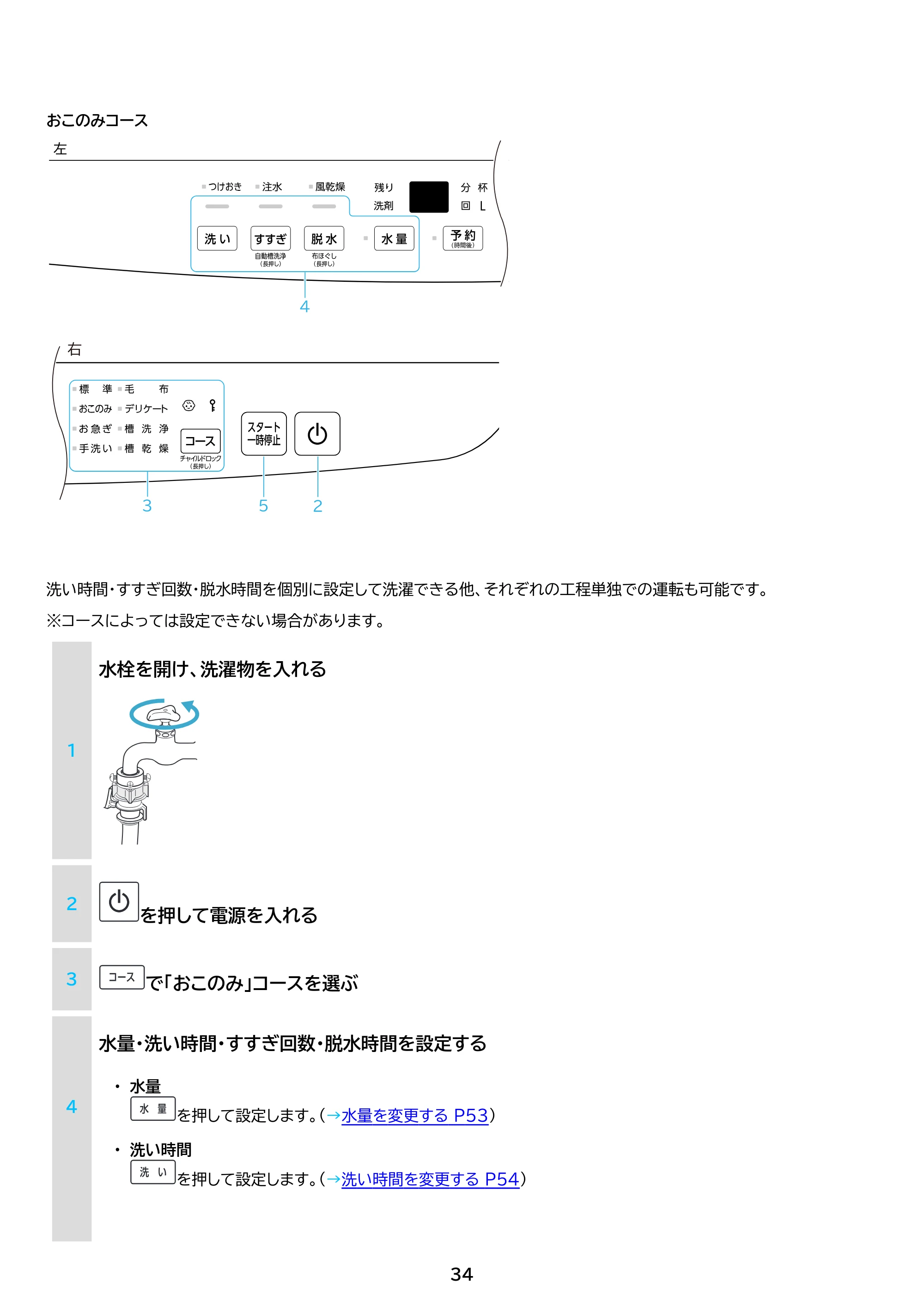 アイリスオーヤマ ITW-H803H 取扱説明書 — 原本ページ — 34ページ