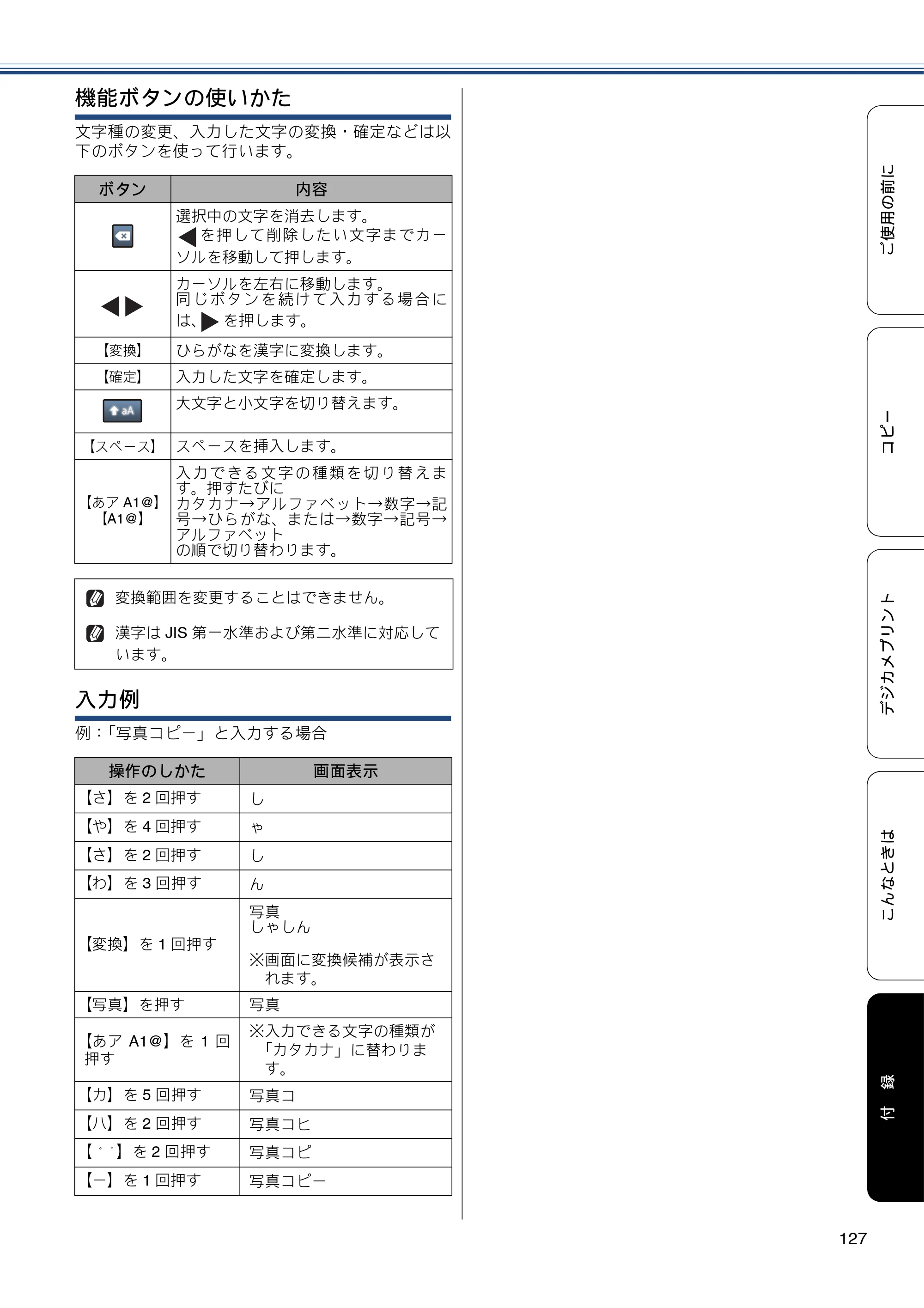 ブラザー DCP-J552N / DCP-J552N-ECO / DCP-J752N / DCP-J952N-B/W/ECO ユーザーズガイド ～基本編～ — 原本ページ — 127ページ
