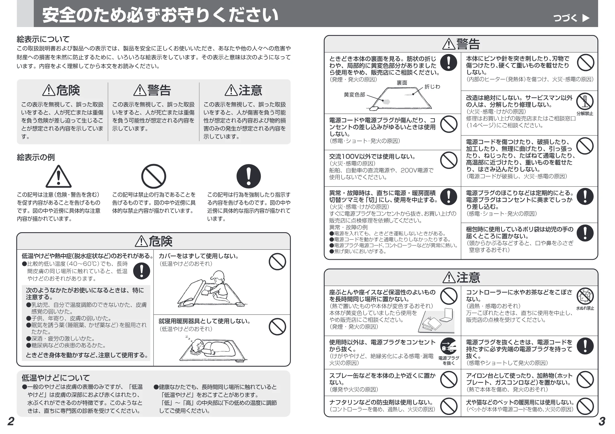 日立 HLU-3505 / HLU-2505 取扱説明書 — 17 HLU-2505取説P02-03 — 原本ページ — 2ページ