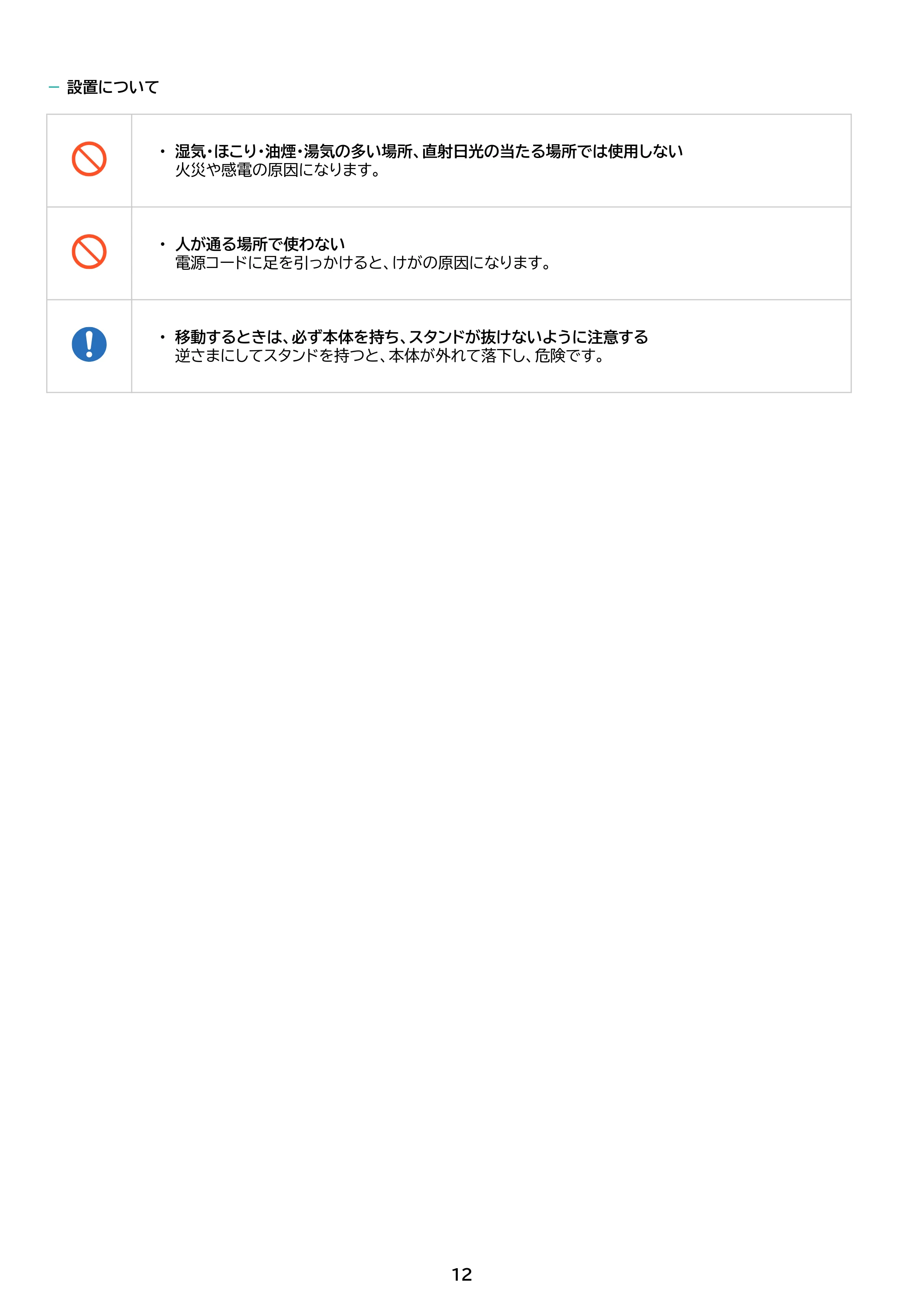 アイリスオーヤマ DO-DU654S 取扱説明書 — 原本ページ — 12ページ