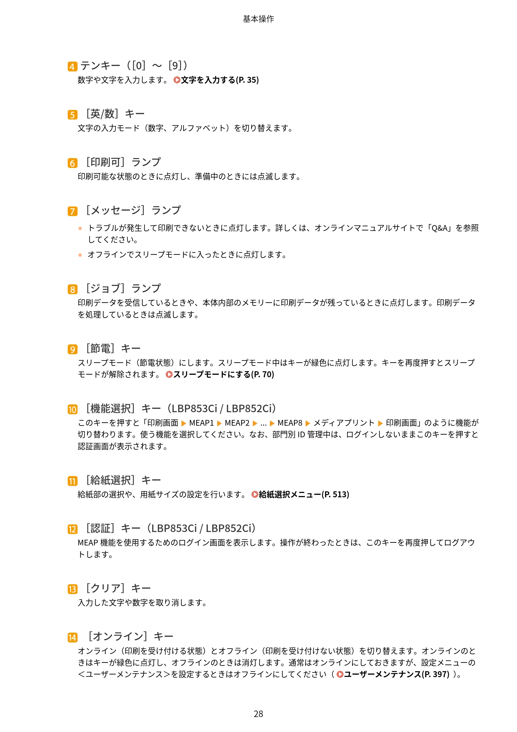 キヤノン LBP853Ci/LBP852Ci/LBP851C ユーザーズガイド 2020年9月9日掲載(PDF:9.12MB) — 原本ページ — 34ページ
