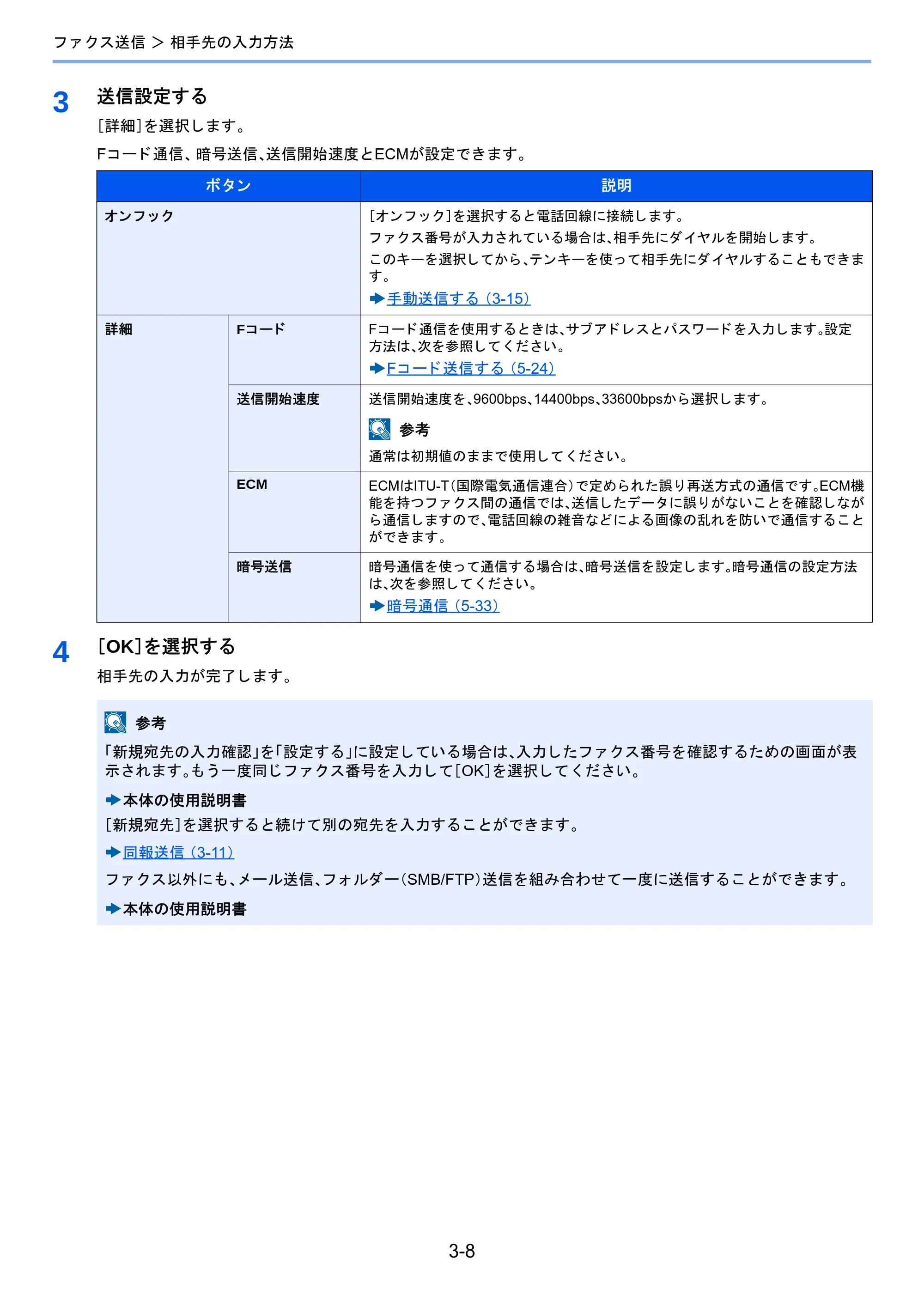 京セラ TASKalfa 2460ci/2460ci+ / TASKalfa 2470ci/2470ci+ / TASKalfa 2510i/2510i+ TASKalfa 2520i/2520i+/2510i/2510i+ FAXSystem13 使用説明書 — 原本ページ — 52ページ