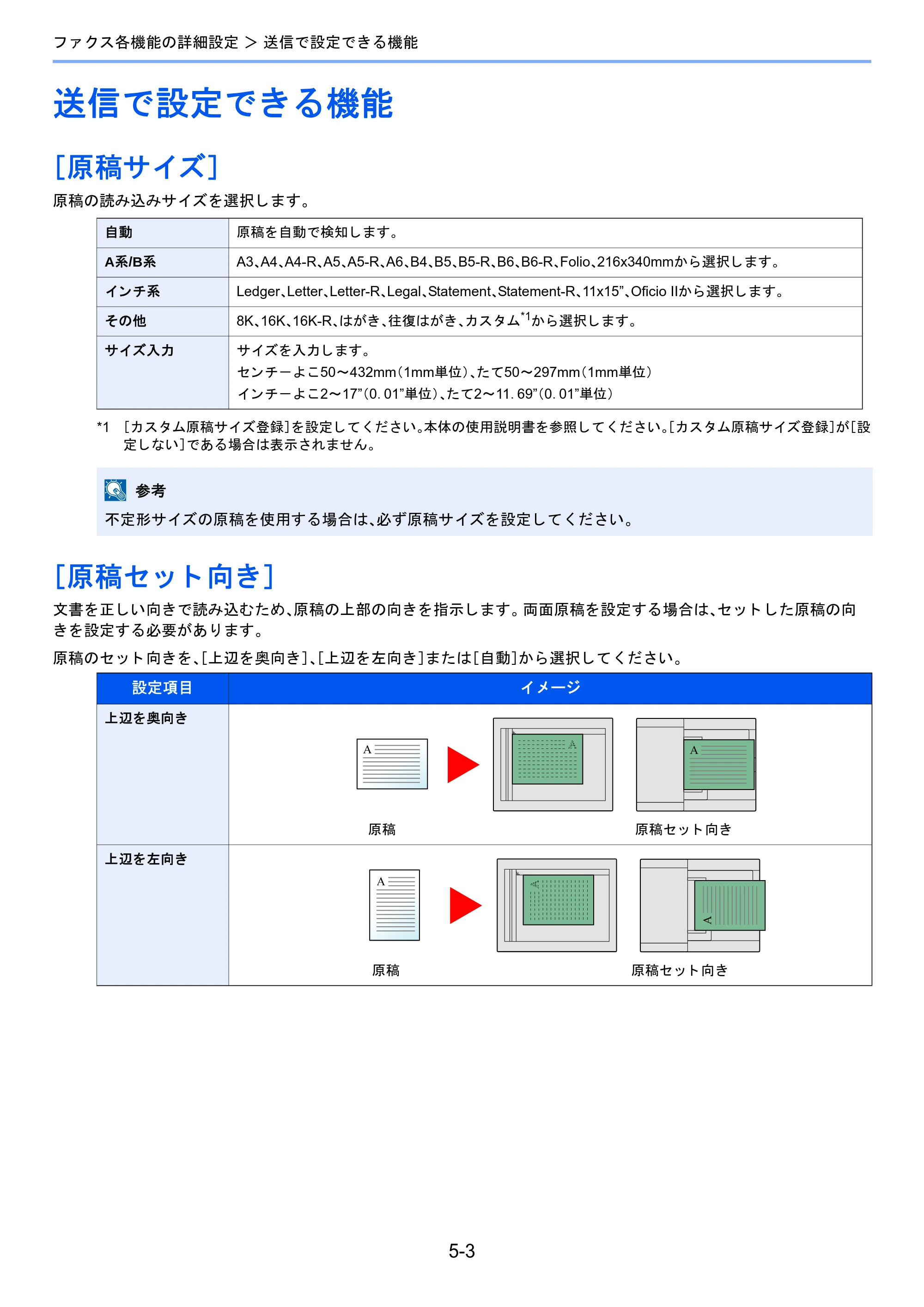京セラ TASKalfa 2460ci/2460ci+ / TASKalfa 2470ci/2470ci+ / TASKalfa 2510i/2510i+ TASKalfa 2520i/2520i+/2510i/2510i+ FAXSystem13 使用説明書 — 送信で設定できる機能 — 原本ページ — 71ページ