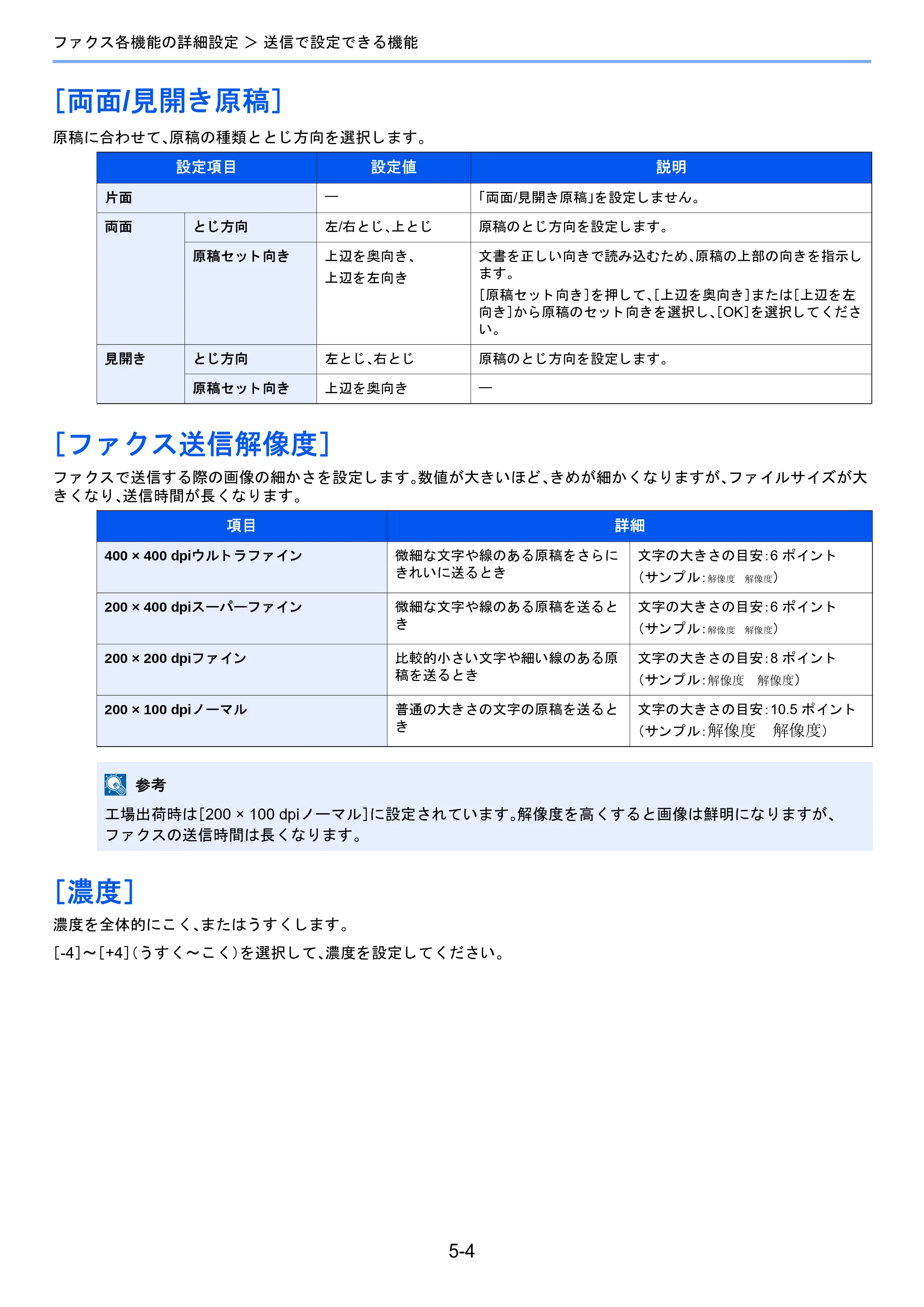 京セラ TASKalfa 2460ci/2460ci+ / TASKalfa 2470ci/2470ci+ / TASKalfa 2510i/2510i+ TASKalfa 2520i/2520i+/2510i/2510i+ FAXSystem13 使用説明書 — ［両面/見開き原稿］ — 原本ページ — 72ページ