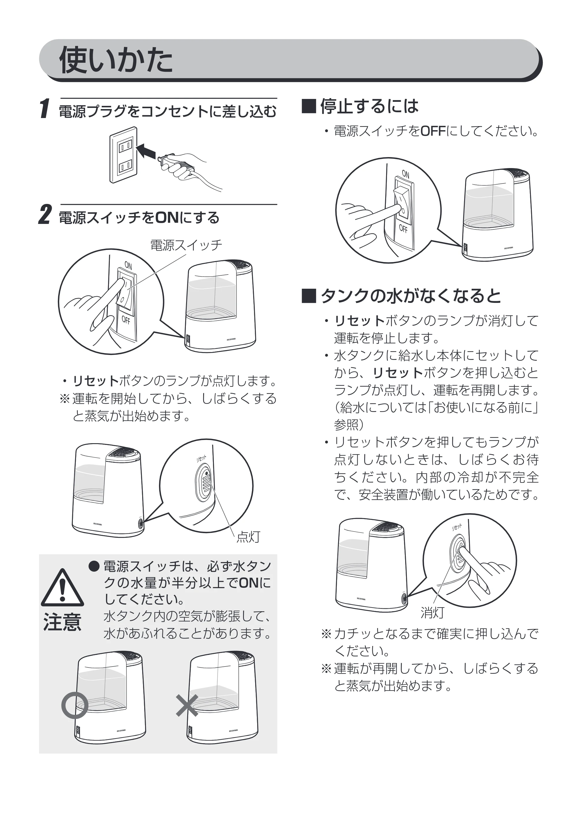 アイリスオーヤマ SHM-120R1 取扱説明書 — 原本ページ — 10ページ