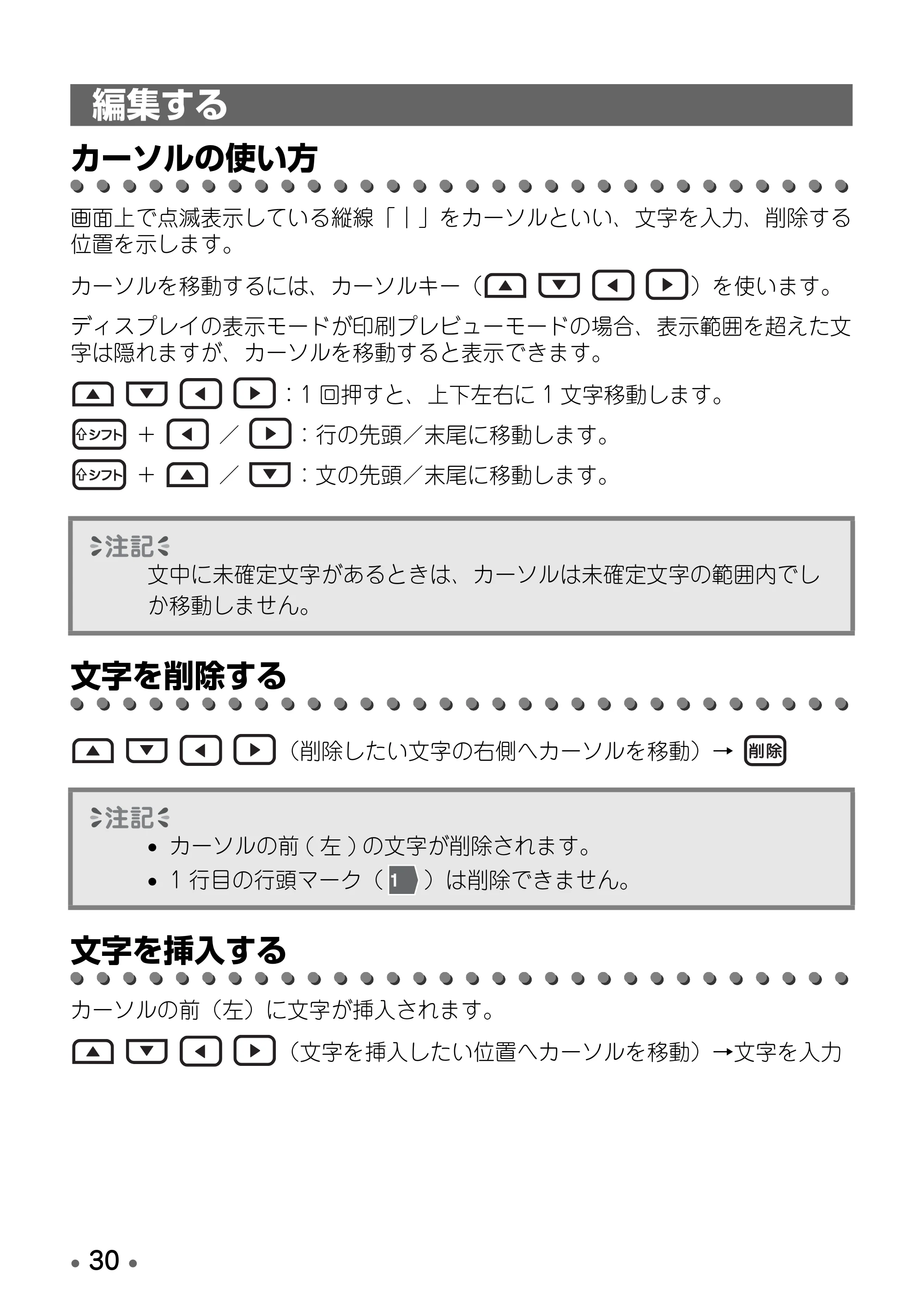 ブラザー PT-D600 取扱説明書 — 編集する — 原本ページ — 32ページ