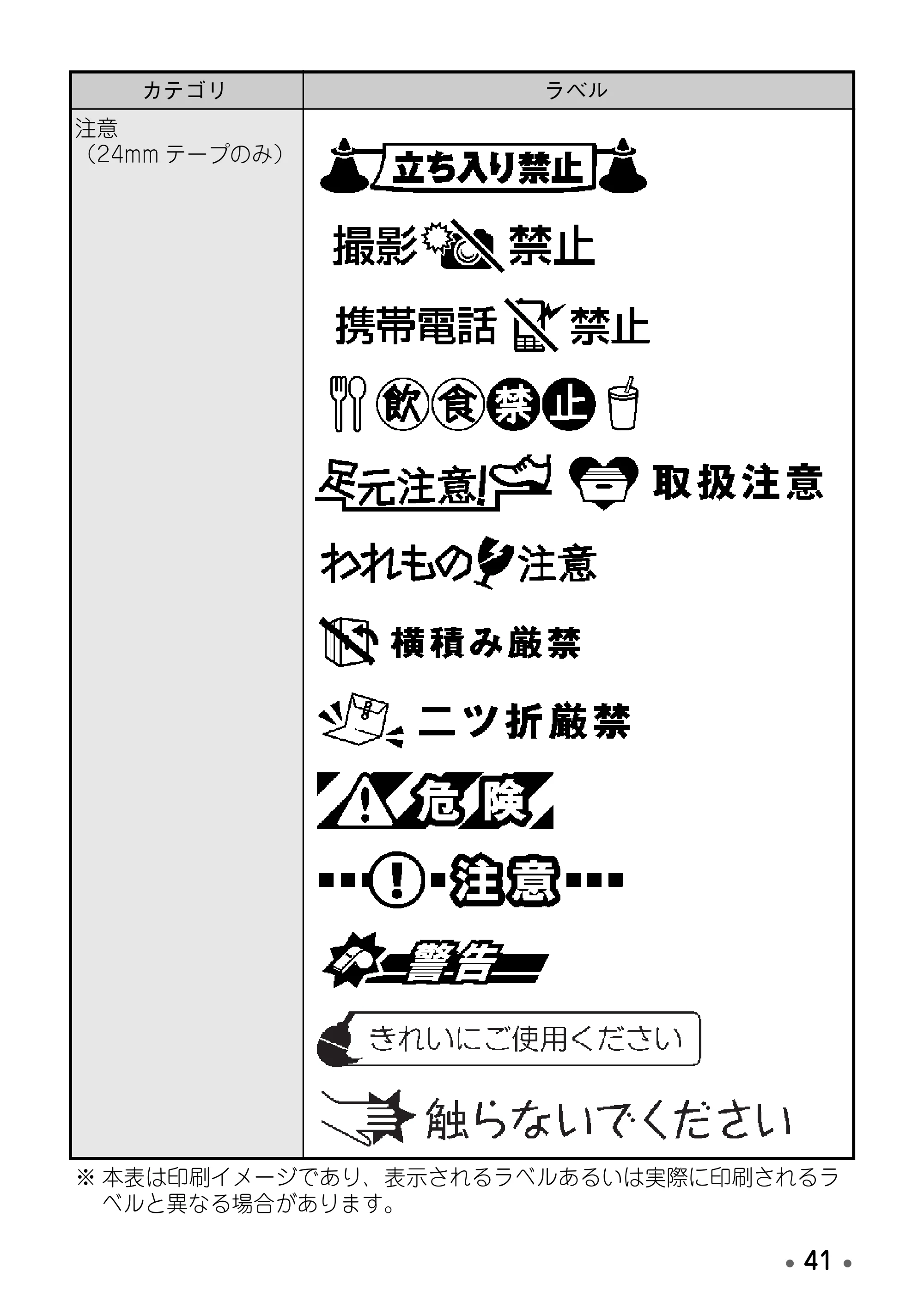 ブラザー PT-D600 取扱説明書 — 原本ページ — 43ページ