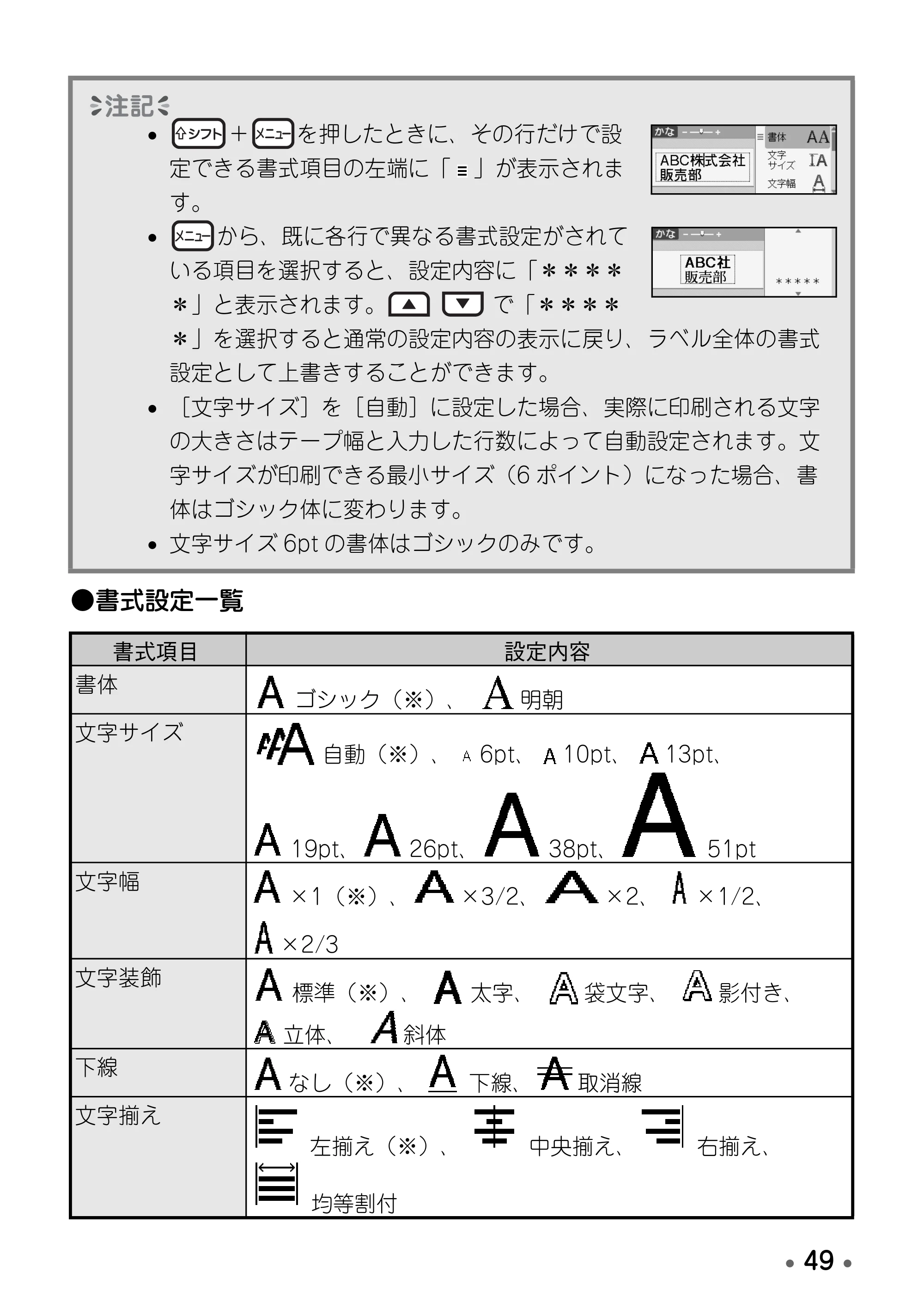 ブラザー PT-D600 取扱説明書 — 原本ページ — 51ページ