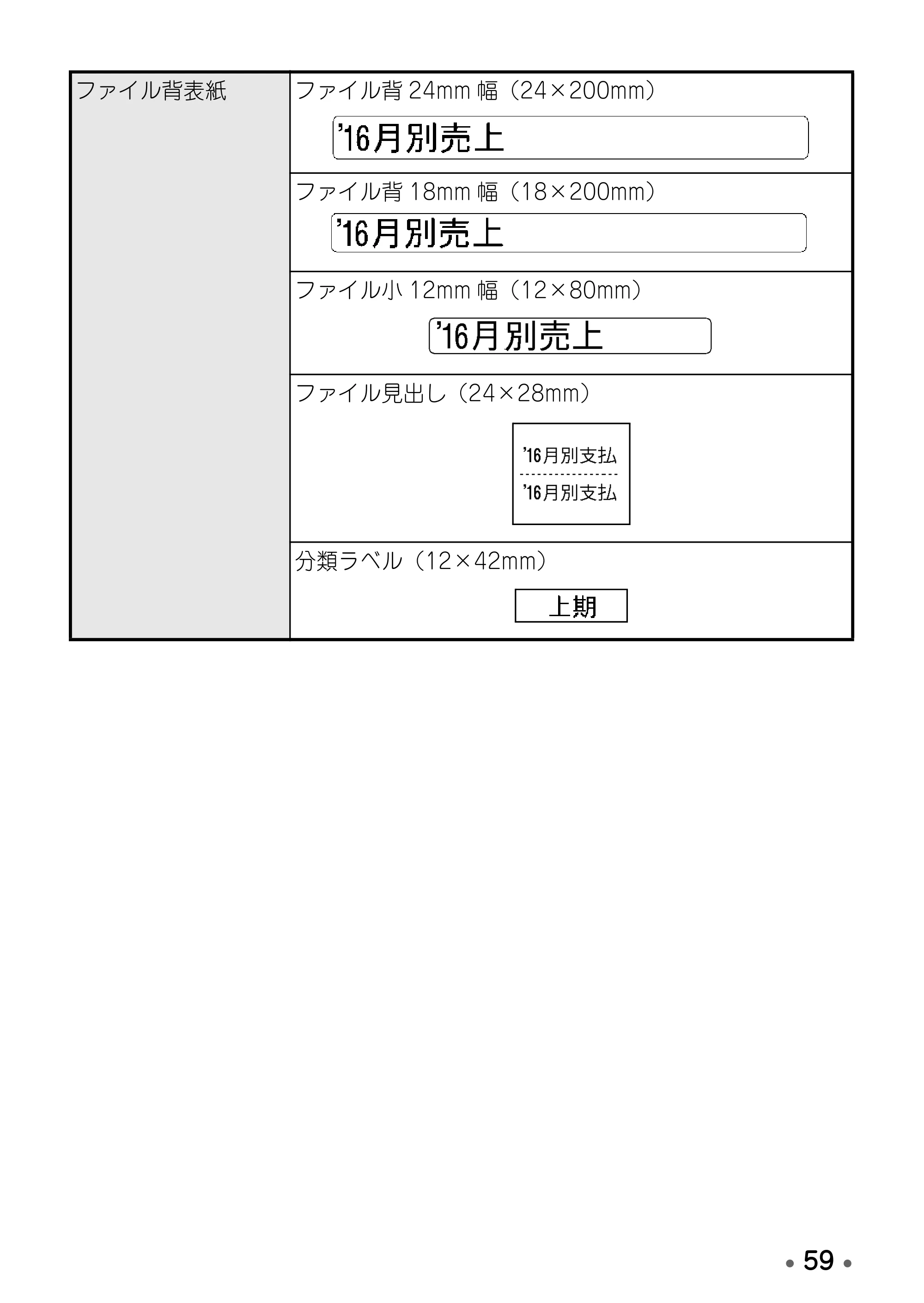 ブラザー PT-D600 取扱説明書 — 原本ページ — 61ページ