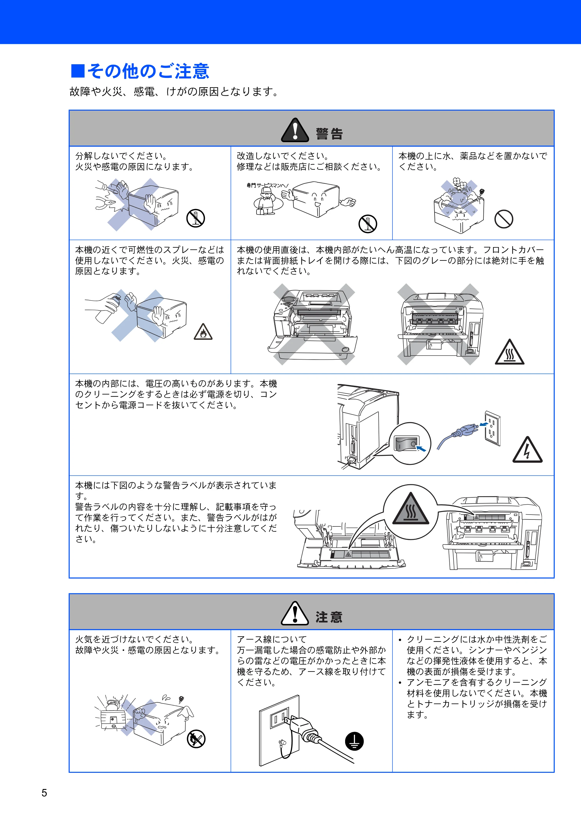 ブラザー HL-6050DN かんたん設置ガイド — 原本ページ — 6ページ