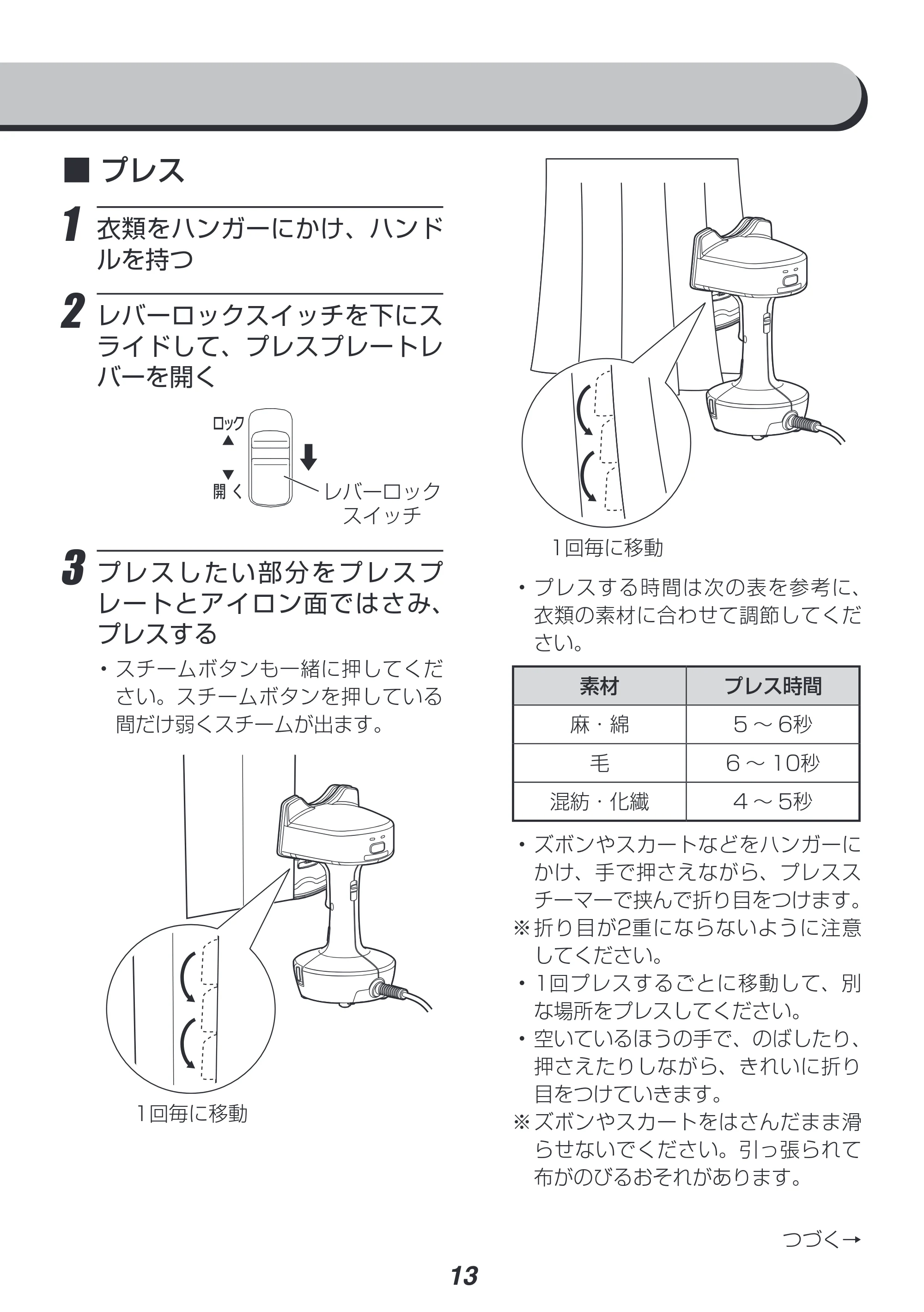 アイリスオーヤマ IRS-P2 取扱説明書 — 原本ページ — 13ページ