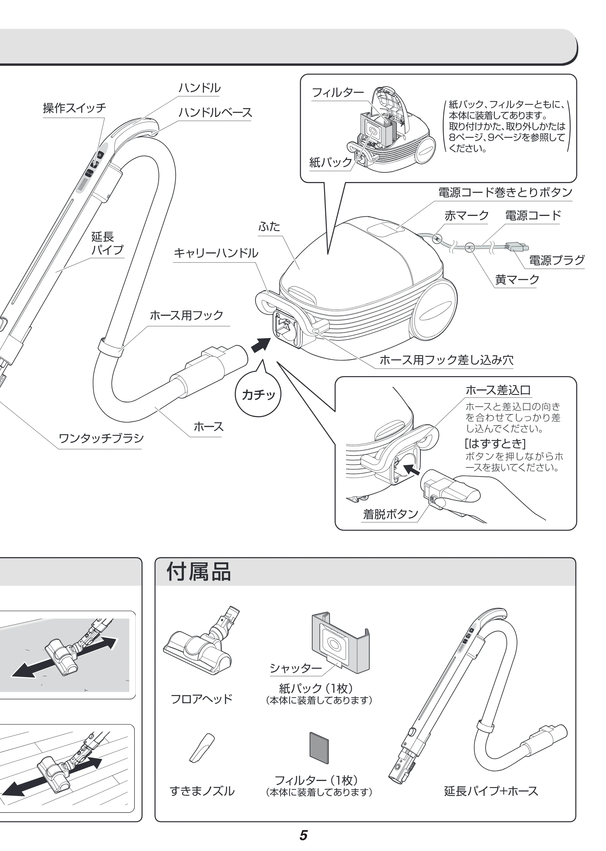 アイリスオーヤマ IC-B100K 取扱説明書 — 原本ページ — 5ページ