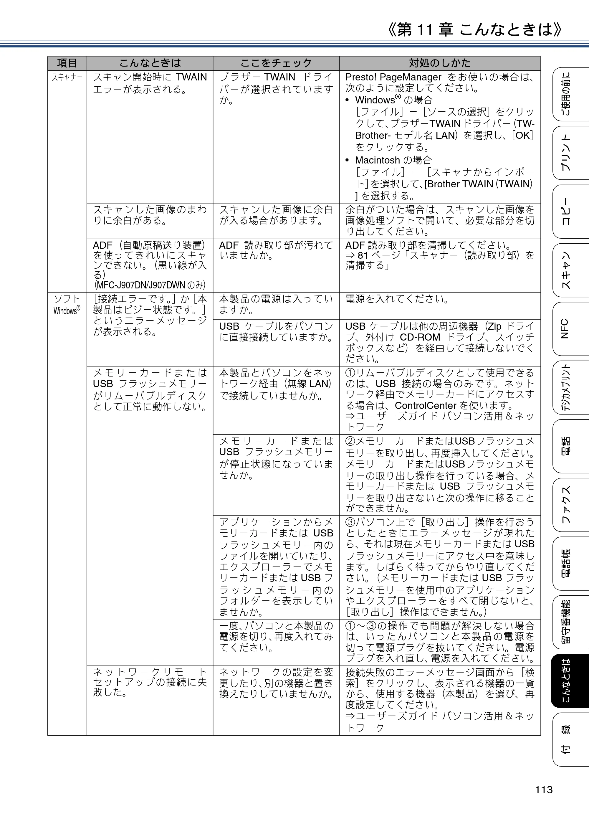 ブラザー MFC-J837DN / MFC-J837DWN / MFC-J907DN / MFC-J907DWN ユーザーズガイド ～基本編～ — 原本ページ — 113ページ