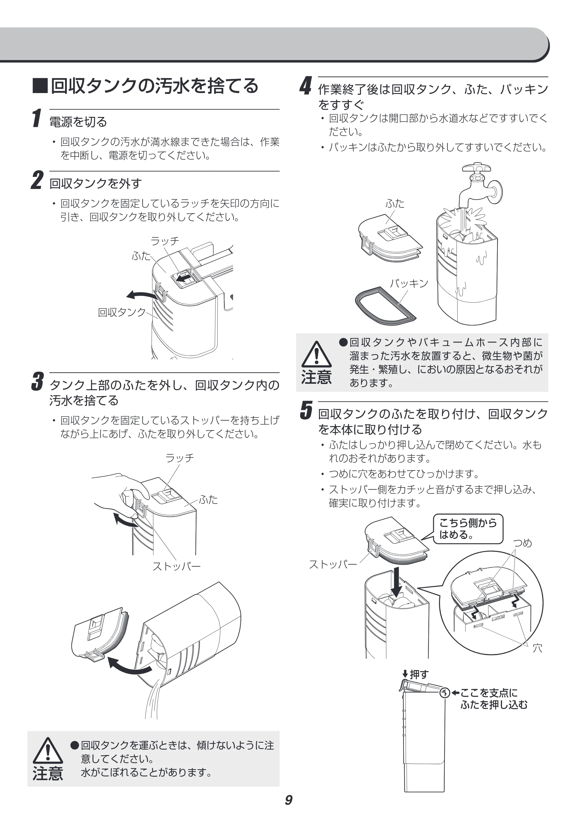 アイリスオーヤマ RNS-P10 取扱説明書 — 原本ページ — 9ページ