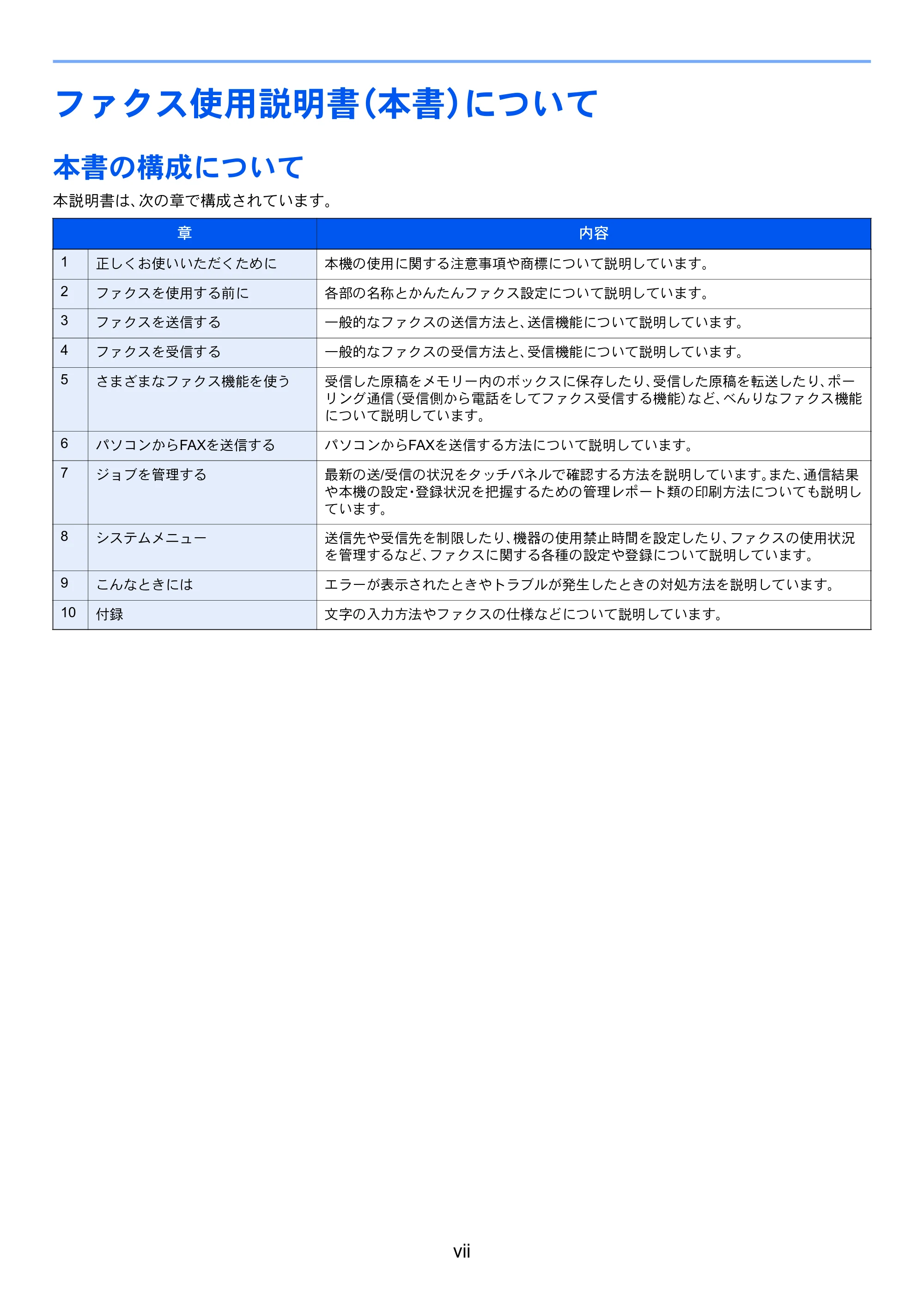 京セラ TASKalfa 352ci TASKalfa 352ci FAX使用説明書 — ファクス使用説明書（本書）について — 原本ページ — 13ページ