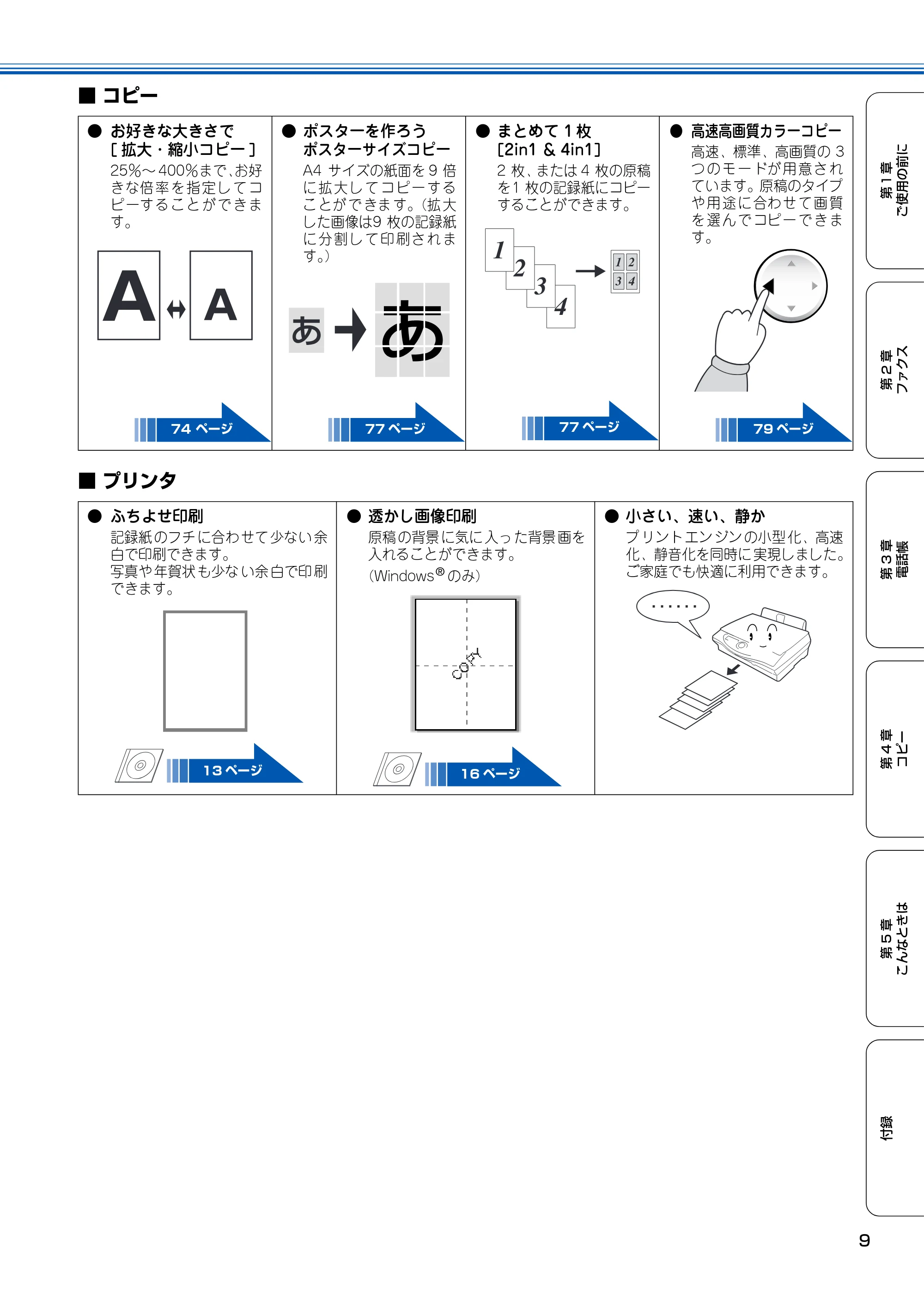 ブラザー MFC-100 取扱説明書(本体) — 原本ページ — 10ページ