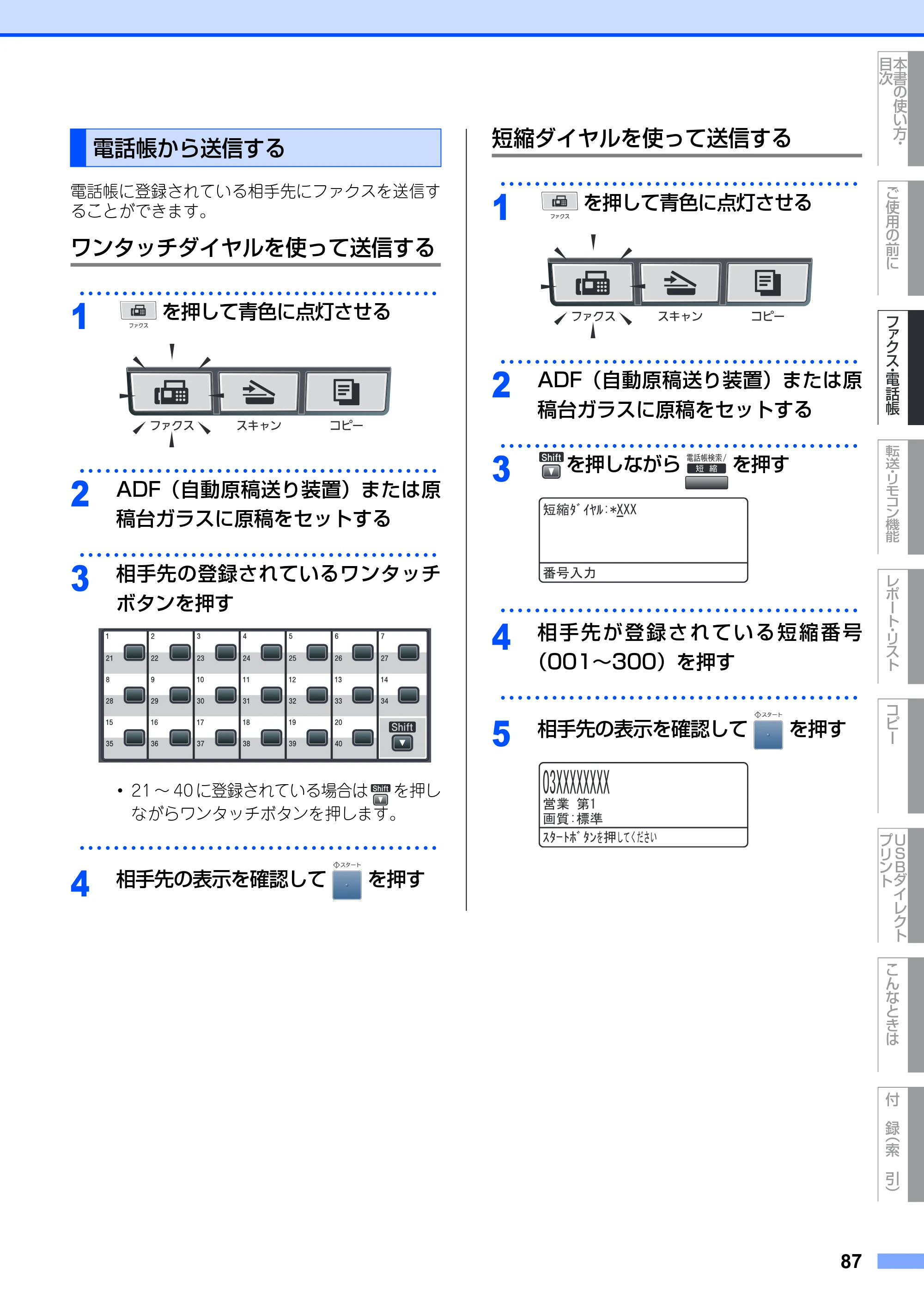 ブラザー MFC-8890DW ユーザーズガイド ～基本編～ — 原本ページ — 87ページ