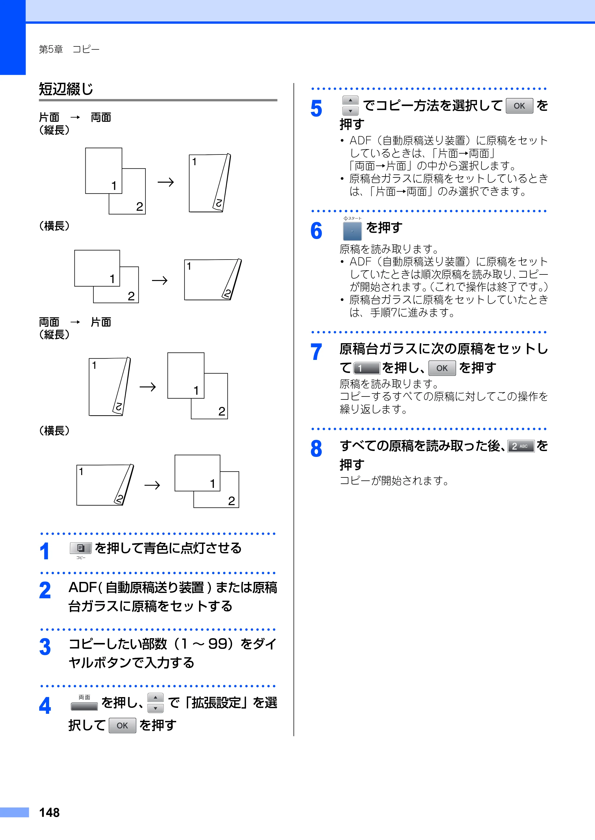 ブラザー MFC-8890DW ユーザーズガイド ～基本編～ — 原本ページ — 148ページ