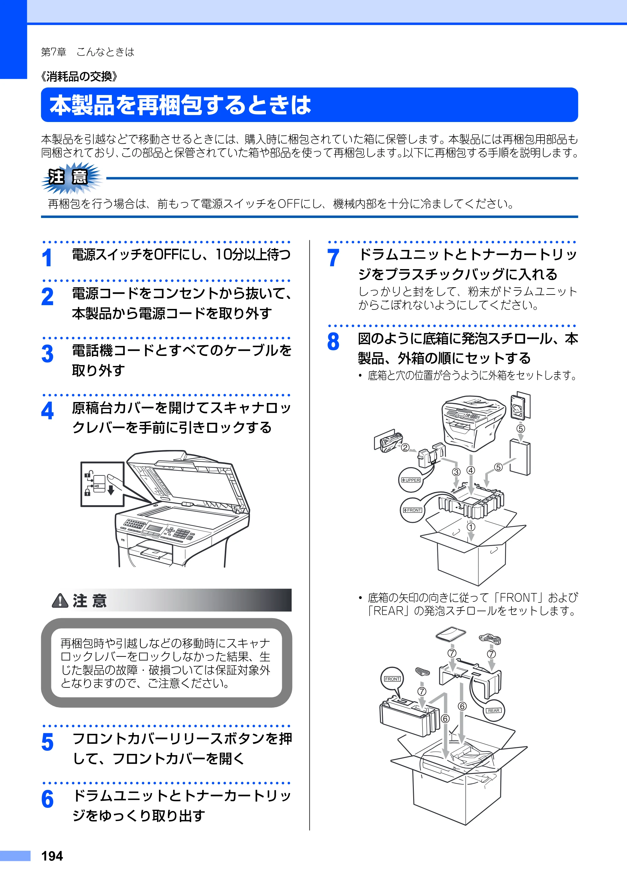 ブラザー MFC-8890DW ユーザーズガイド ～基本編～ — 原本ページ — 194ページ