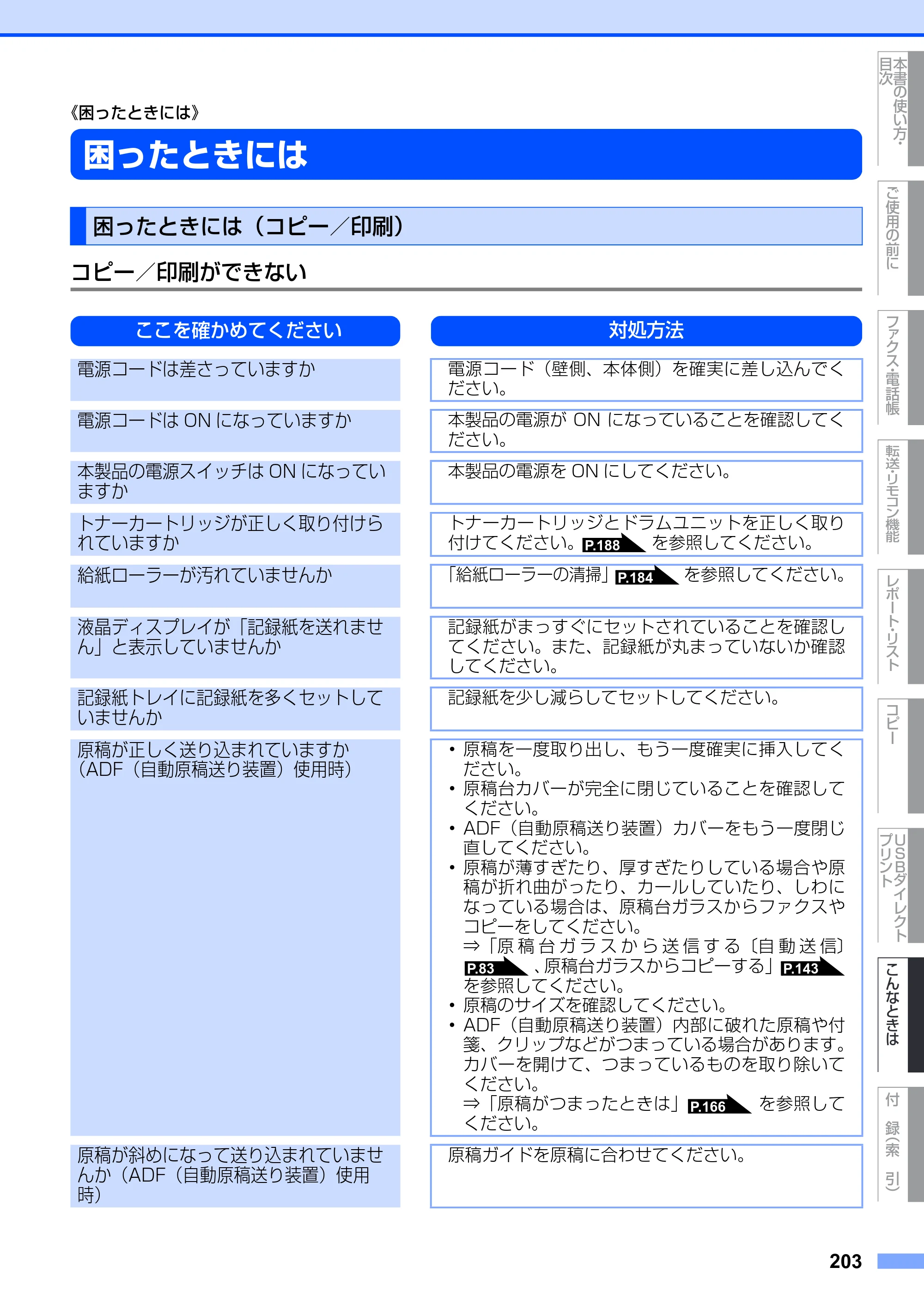 ブラザー MFC-8890DW ユーザーズガイド ～基本編～ — 原本ページ — 203ページ