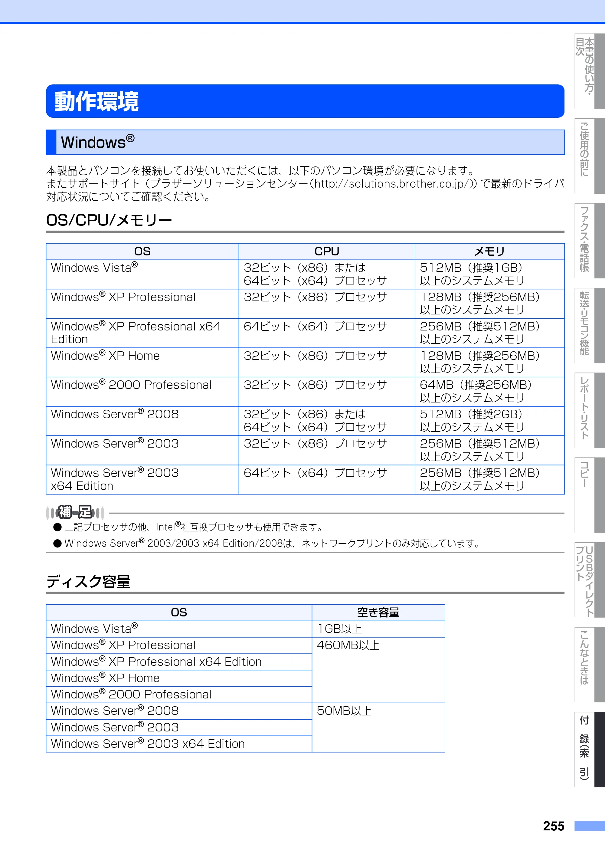 ブラザー MFC-8890DW ユーザーズガイド ～基本編～ — 原本ページ — 255ページ