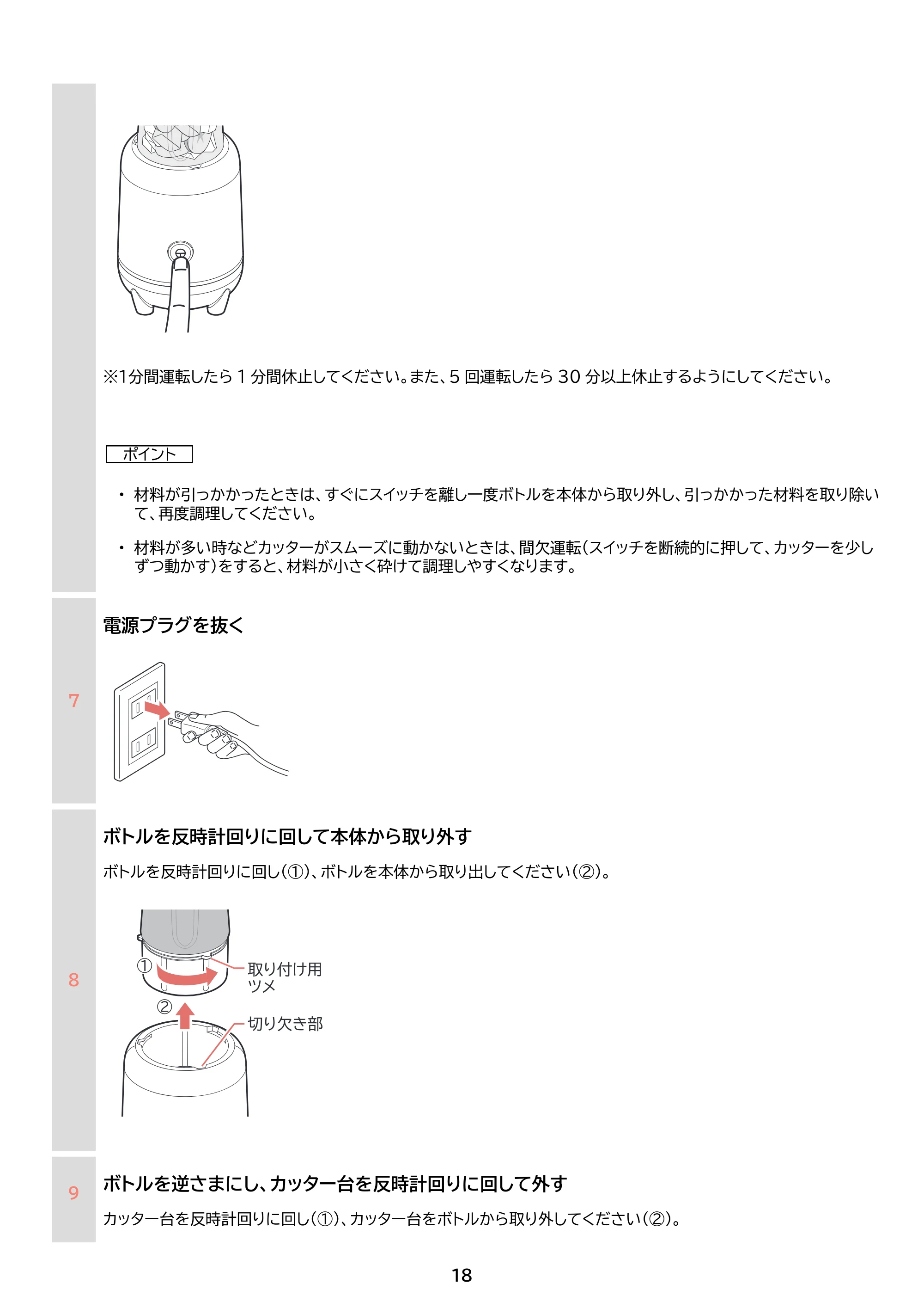 アイリスオーヤマ IBB-601 取扱説明書 — 原本ページ — 18ページ