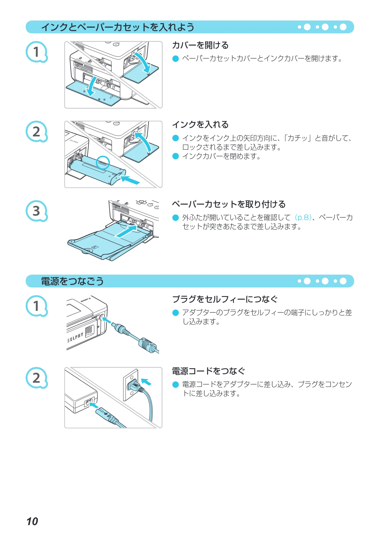 キヤノン SELPHY CP800 プリンターユーザーガイド (PDF:11.7MB) — 図版 11-1 — 11ページ