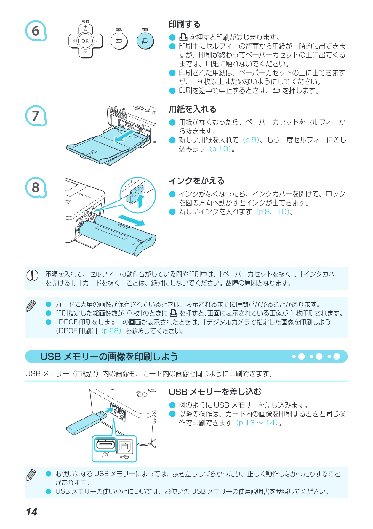 キヤノン SELPHY CP800 プリンターユーザーガイド (PDF:11.7MB) — USB メモリーの画像を印刷しよう — 図版 15-1 — 15ページ