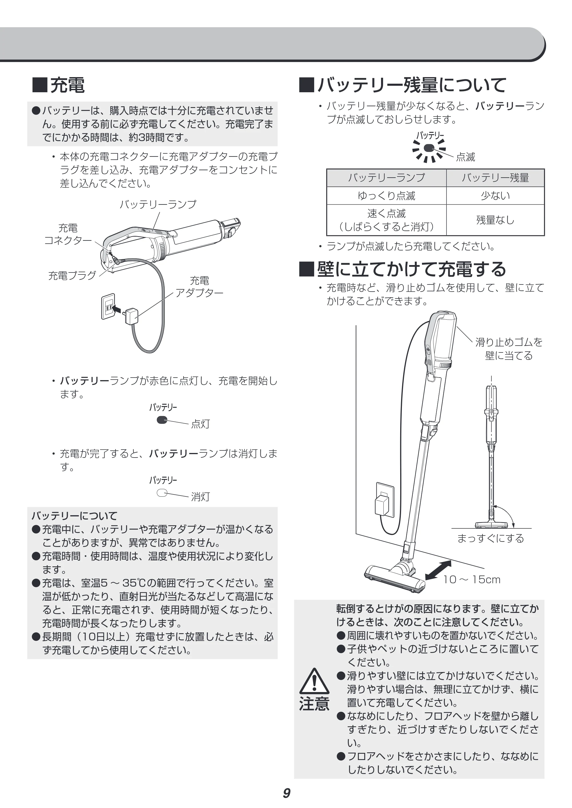アイリスオーヤマ IC-SLDC8 取扱説明書 — 原本ページ — 9ページ