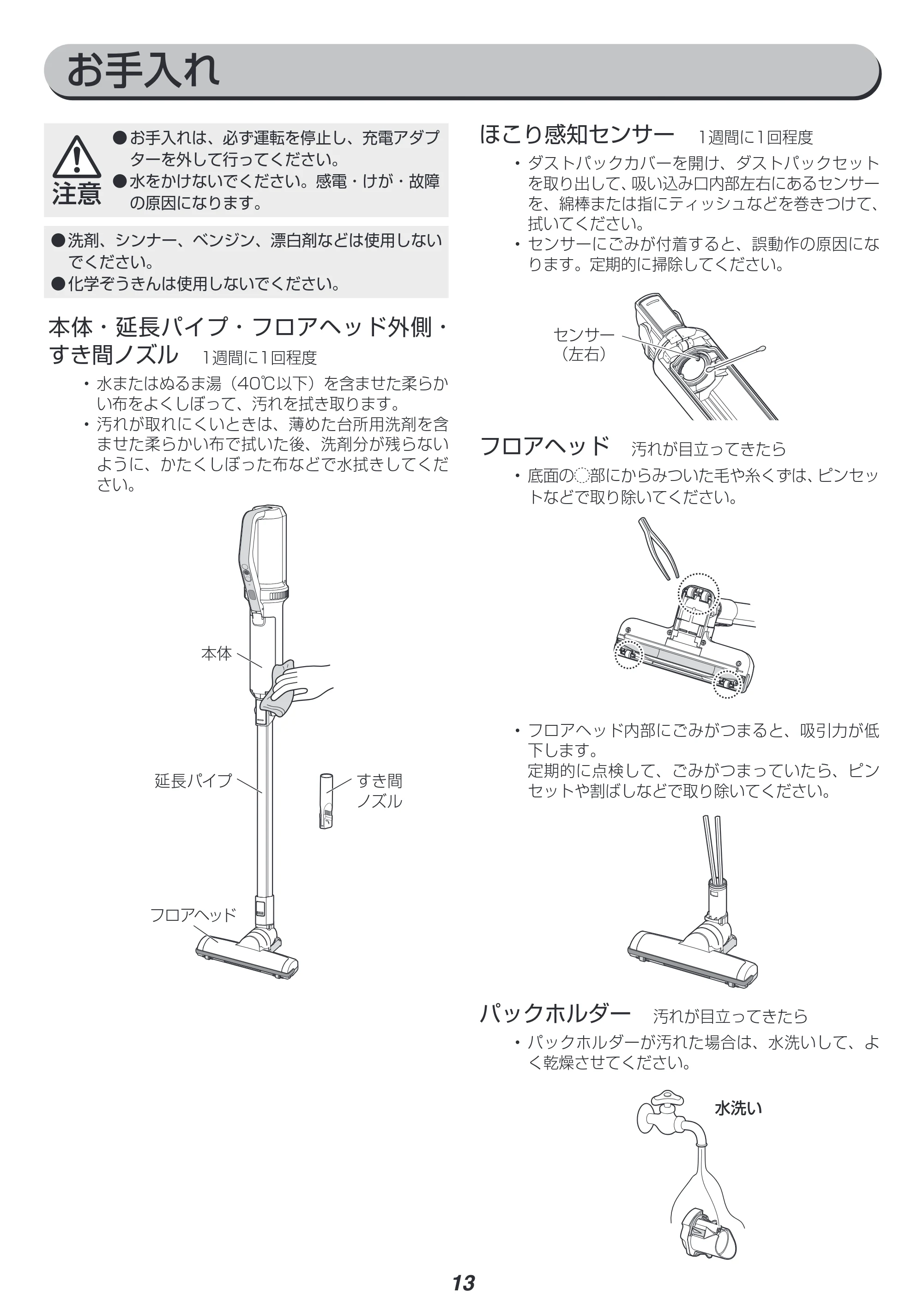アイリスオーヤマ IC-SLDC7 取扱説明書 — 原本ページ — 13ページ